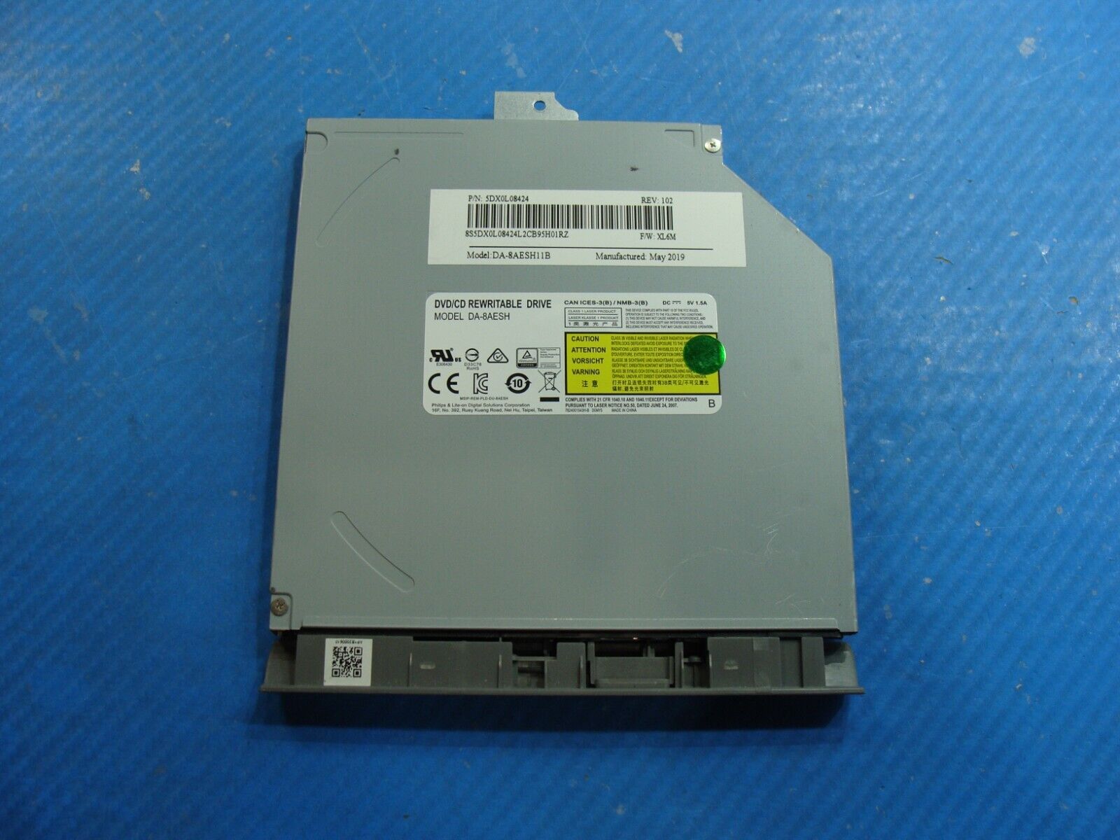 Lenovo IdeaPad L340-15API 15.6 DVD/CD Burner Drive DA-8AESH 5DX0L08424