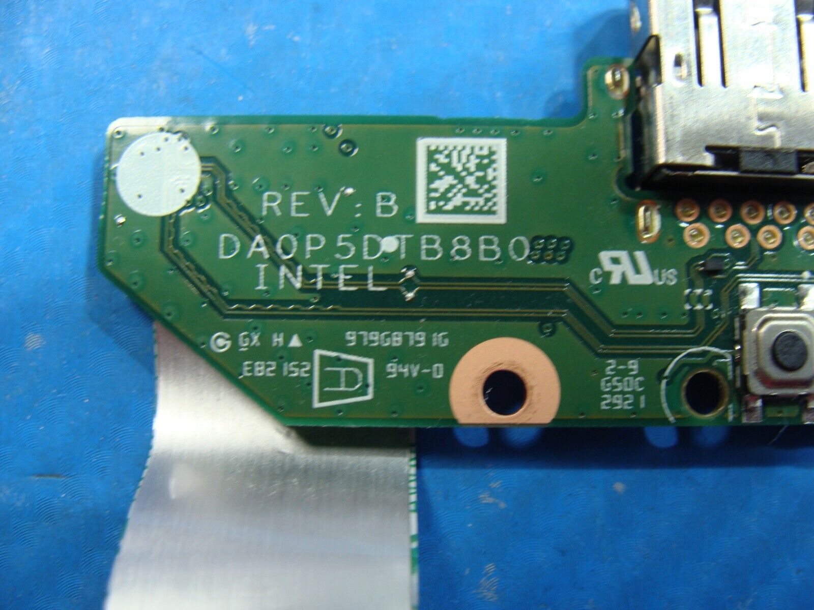 HP 15.6 15-dy2035tg Genuine Laptop Power Button USB Board w/Cable DA0P5DTB8B0