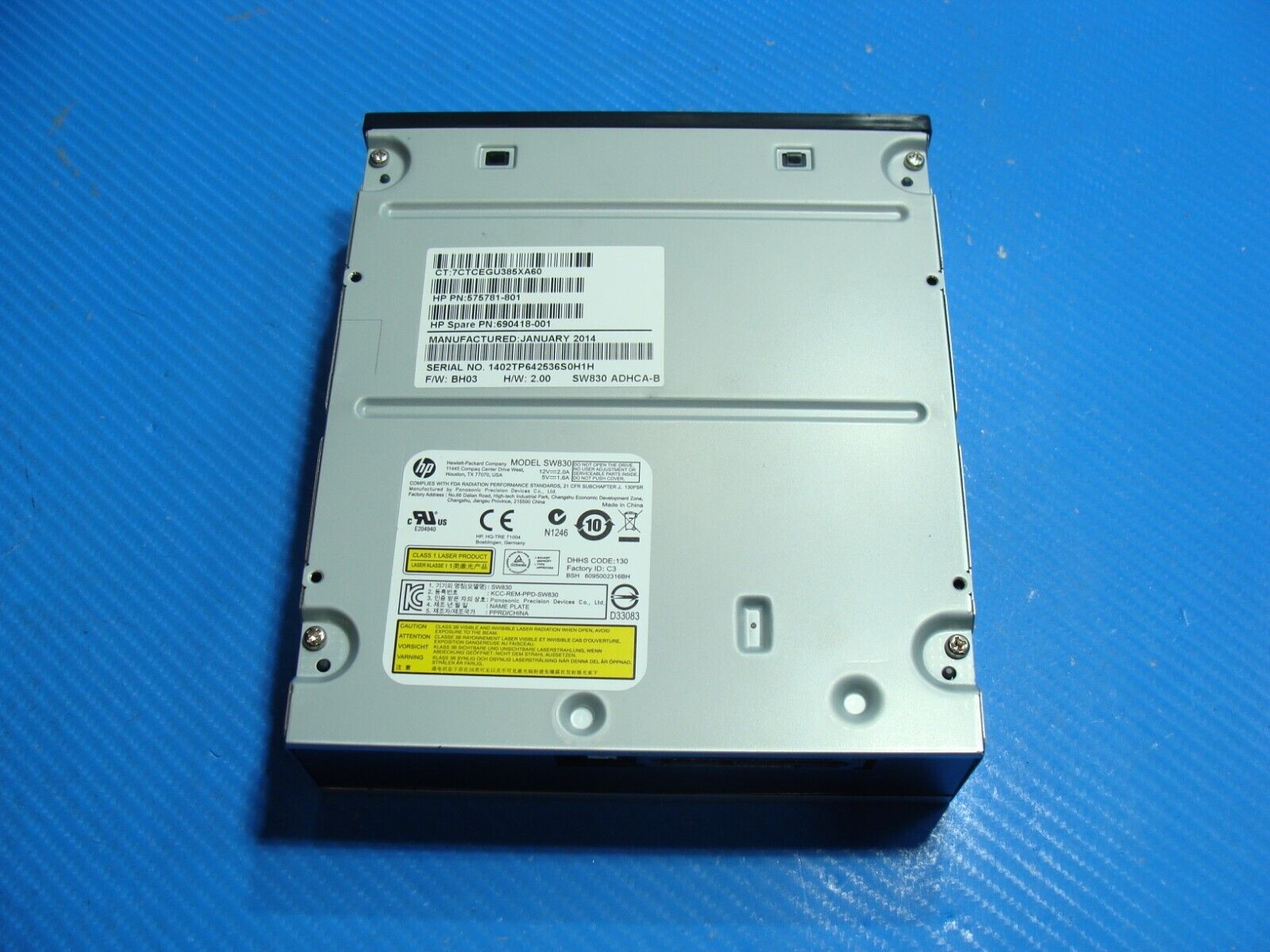 HP ProDesk 400 G1 MT Genuine Desktop DVD-RW CD Internal Desktop Drive SW830