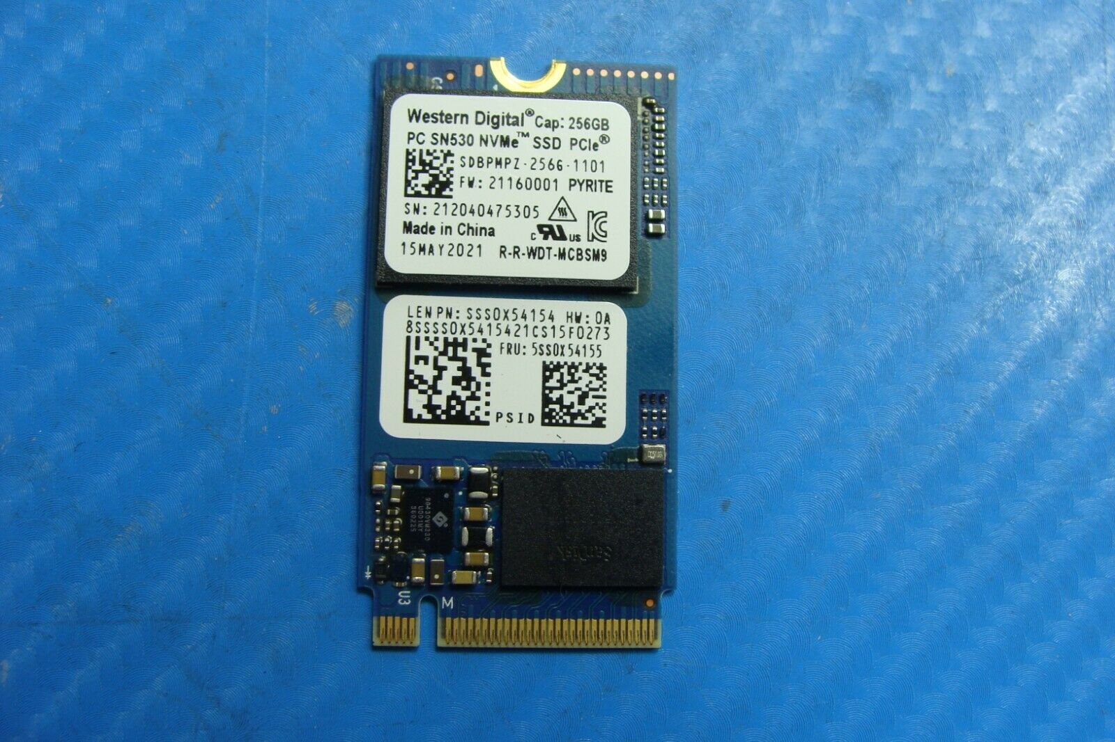 Lenovo Ideapad Gaming 3-15ACH6 15.6" WD 256GB NVMe M.2 SSD sdbpmpz-256g-1101 