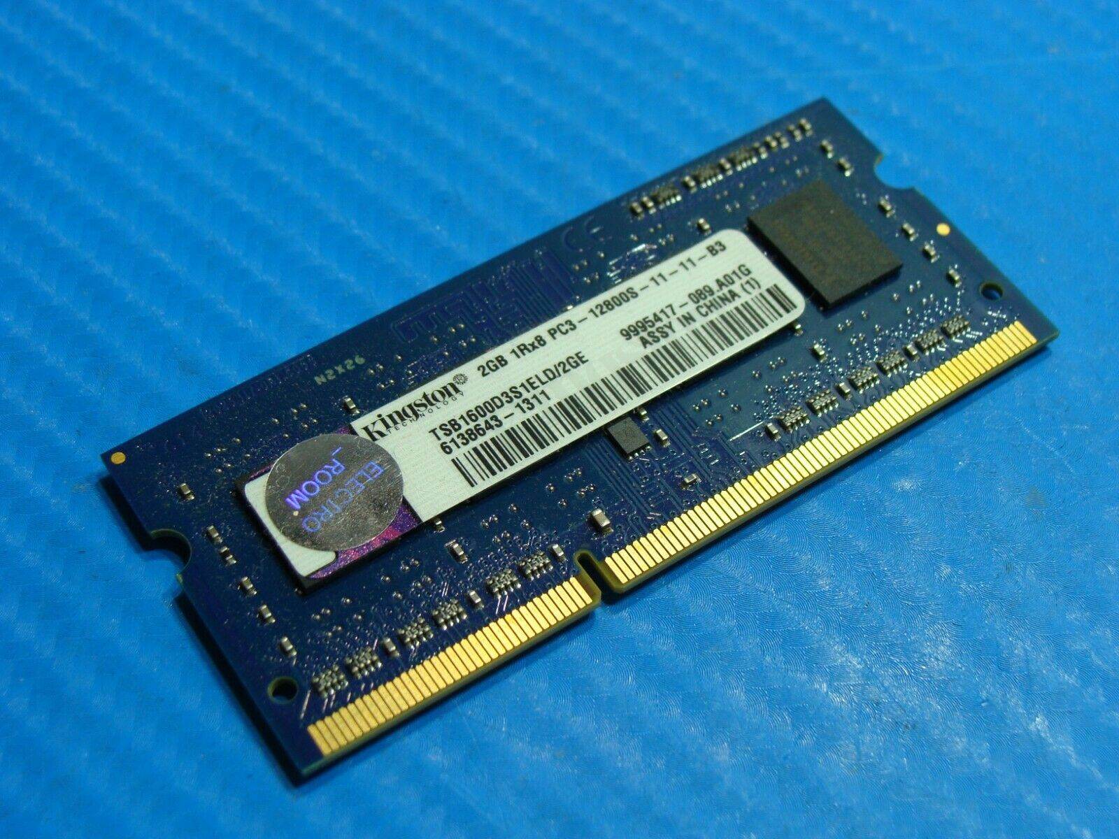Toshiba C55-A5285 Laptop Kingston 2GB Memory PC3L-12800S-11-11-B3 9995417-089 - Tested Computer Laptop Parts