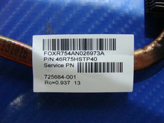 HP Pavilion 17-e017dx 17.3" Genuine Laptop CPU Cooling Heatsink 725684-001 - Laptop Parts - Buy Authentic Computer Parts - Top Seller Ebay