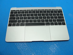 MacBook A1534 12" 2016 MLHA2LL/A Silver Top Case w/Keyboard Trackpad 661-04881