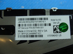 HP ProBook 15.6" 450 G3 Genuine US Keyboard 837549-001 AEX63U00210 V151646AS1