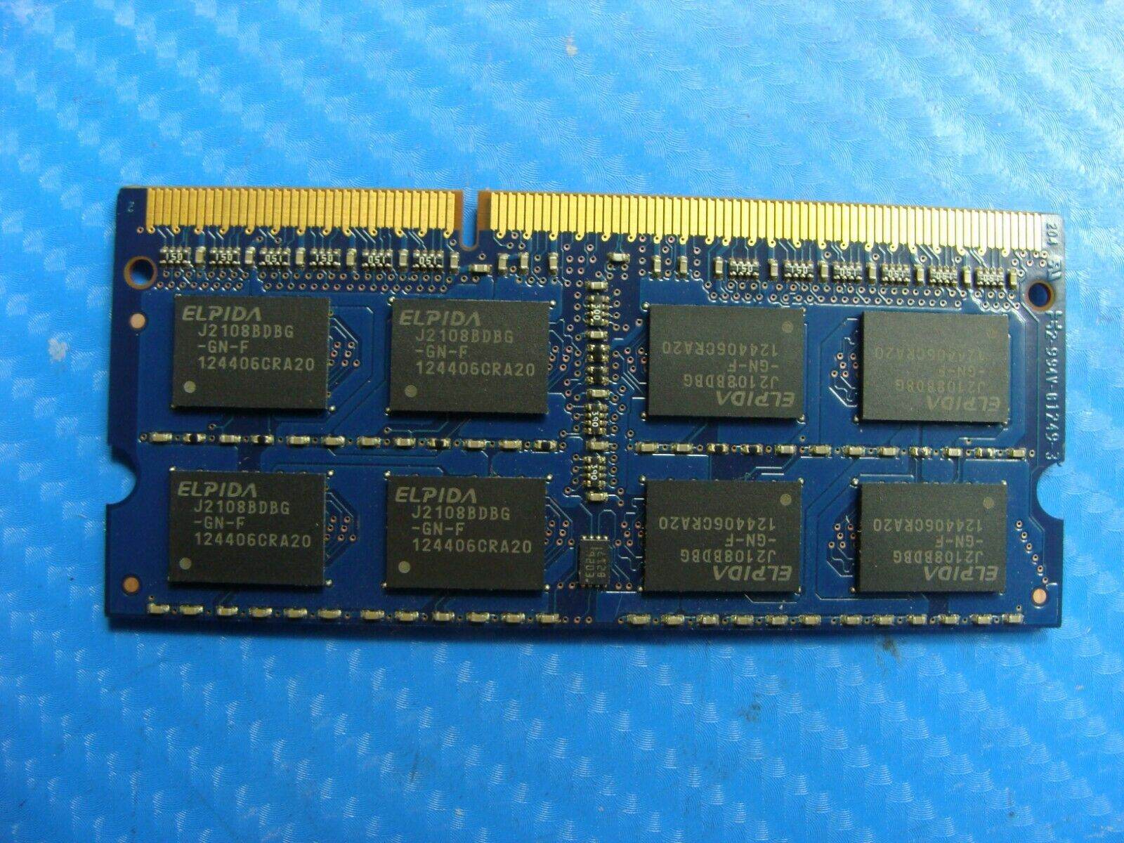 MacBook Pro A1278 Elpida 4GB RAM Memory SO-DIMM PC3-12800S EBJ41UF8BDU0-GN - Tested Computer Laptop Parts