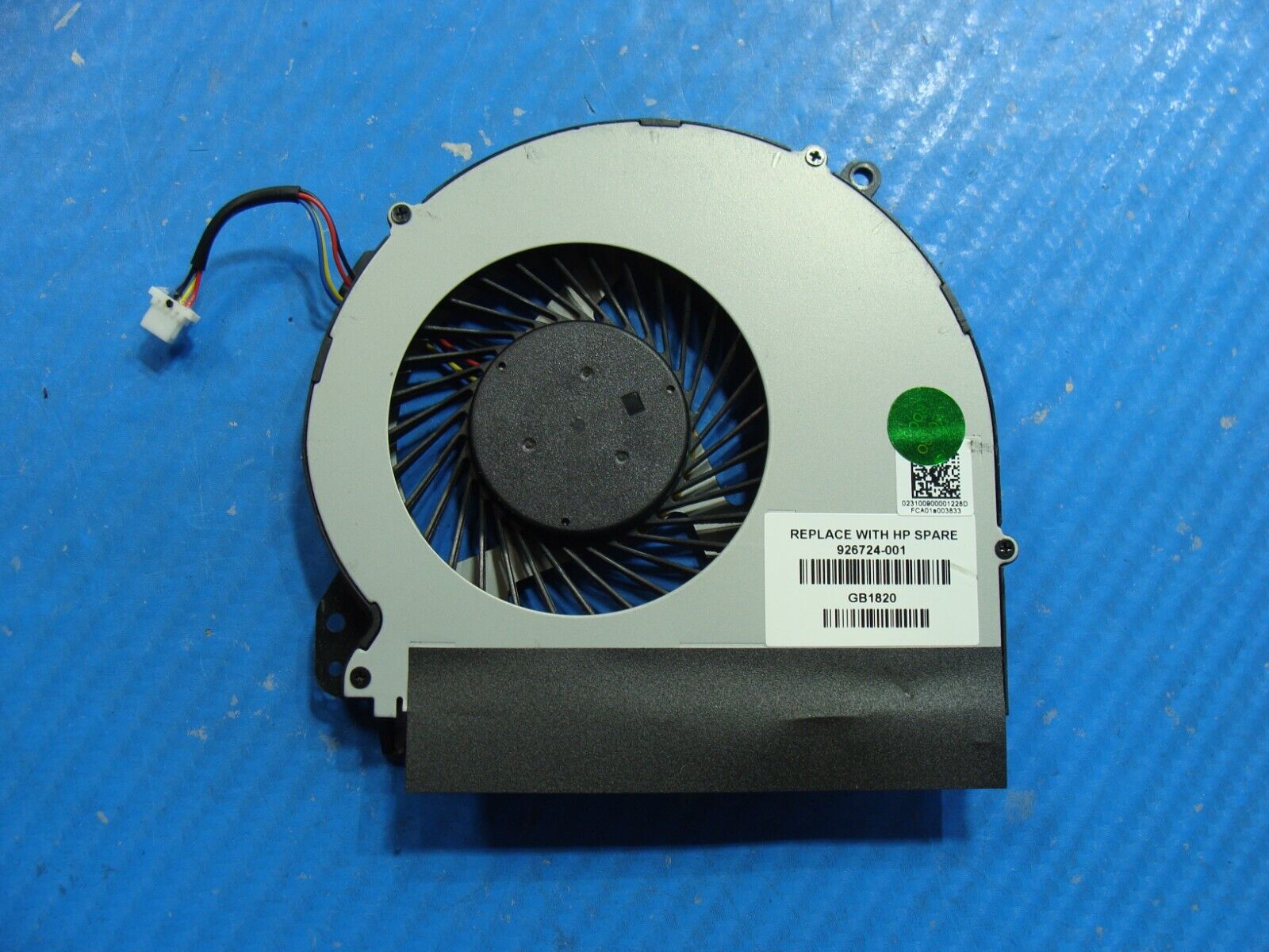 HP 17-ak000 17.3 Genuine Laptop CPU Cooling Fan 926724-001 023.10090.0001