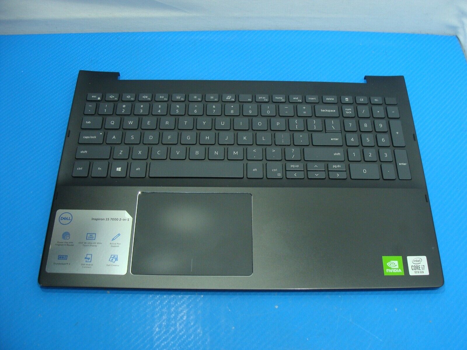 Dell Inspiron 15 7591 15.6 Palmrest w/Touchpad Keyboard Backlit H97TG H1NJN