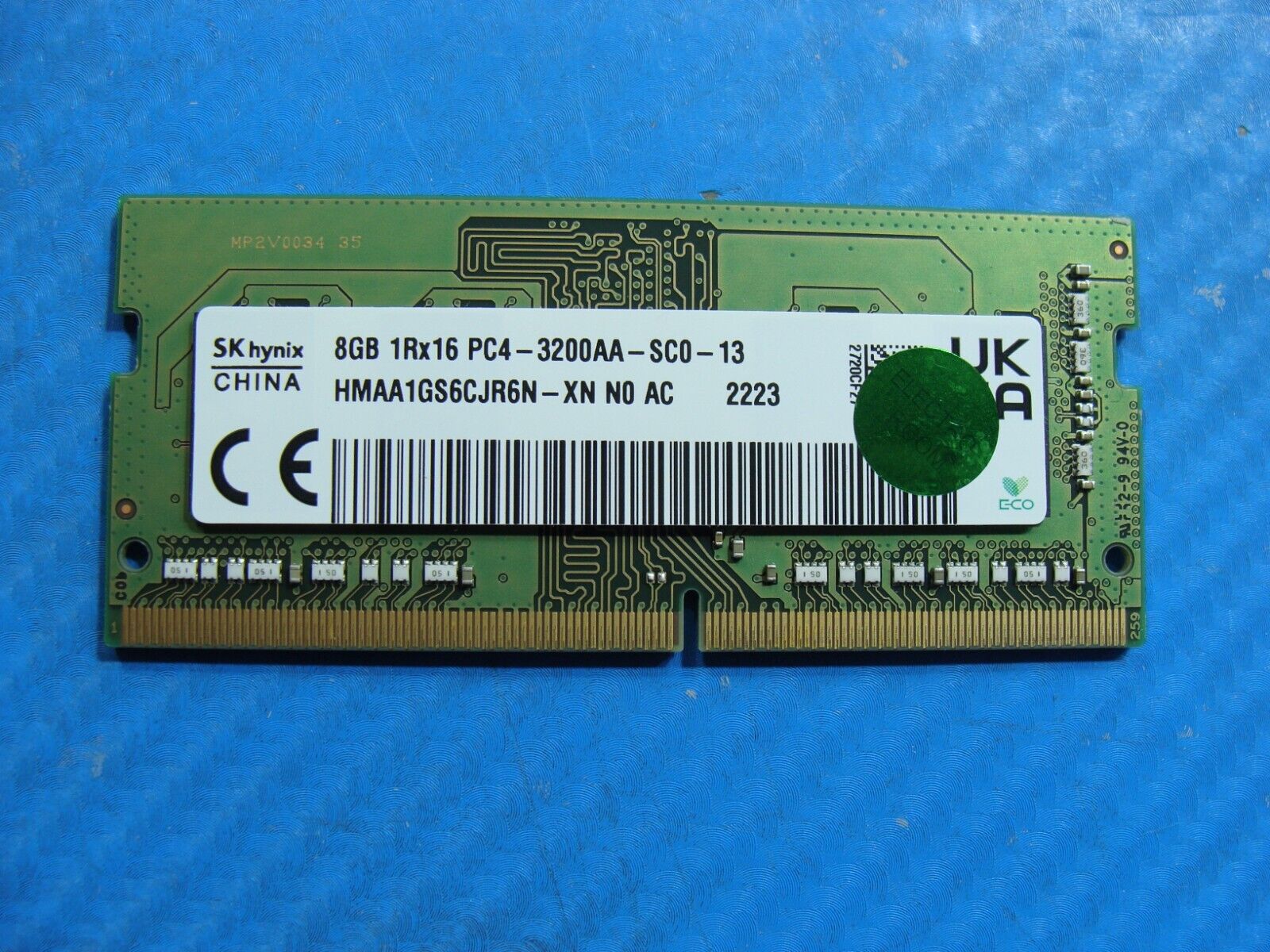 Dell 15 3511 SK Hynix 8GB 1Rx16 PC4-3200AA Memory RAM SO-DIMM HMAA1GS6CJR6N-XN