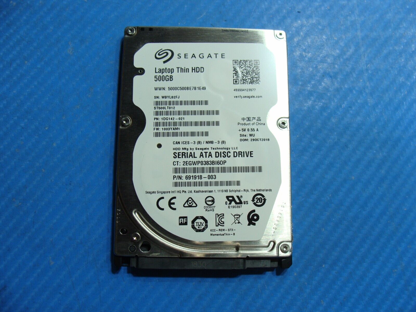 HP 14m-cd0001dx 500GB SATA 2.5