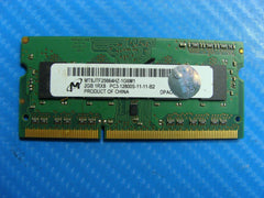 Apple A1278 Laptop Micron 2GB Memory PC3L-12800S-11-13-C3 MT8JTF25664HZ-1G6M1 - Tested Computer Laptop Parts