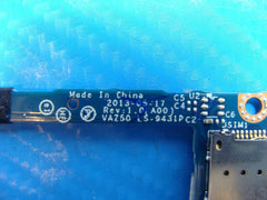 Dell Latitude E7240 12.5" Card Reader Board w/CMOS Battery LS-9431P YY58C 