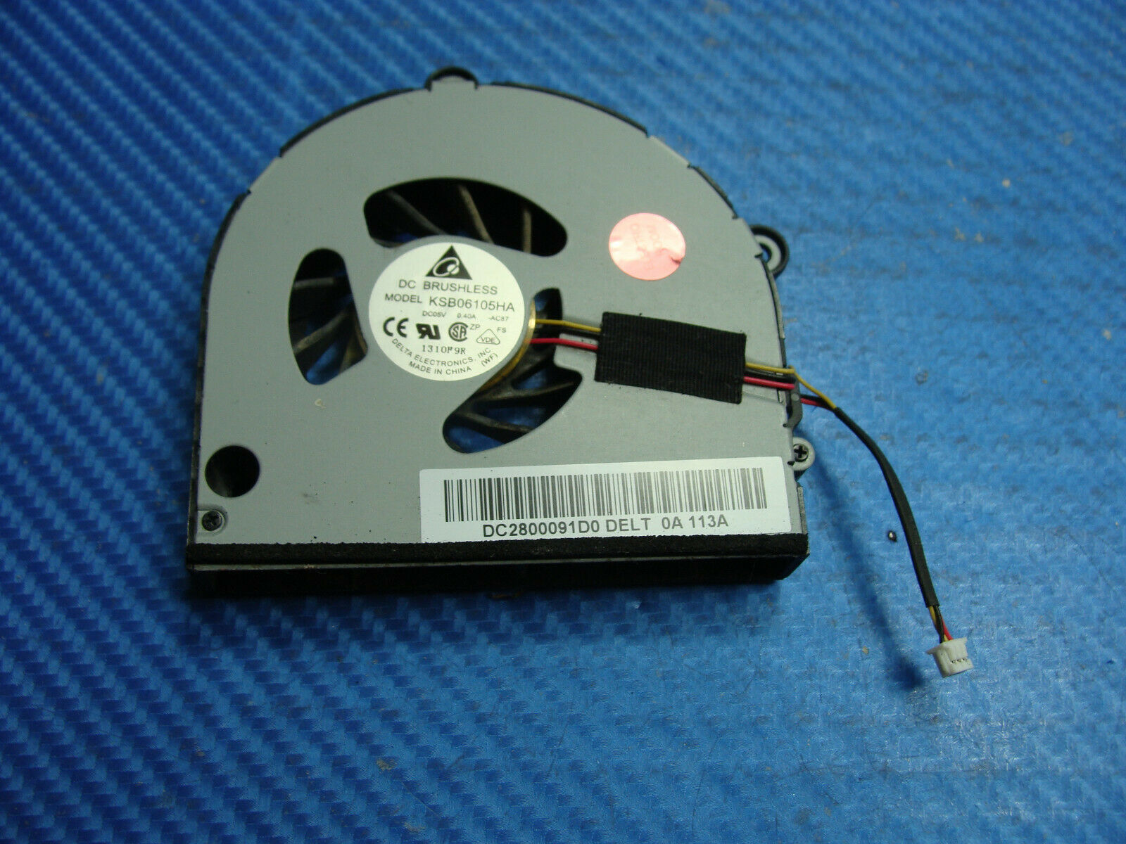 Toshiba Satellite A665-S5186 15.6" Genuine Laptop CPU Cooling Fan DC2800091D0 Toshiba