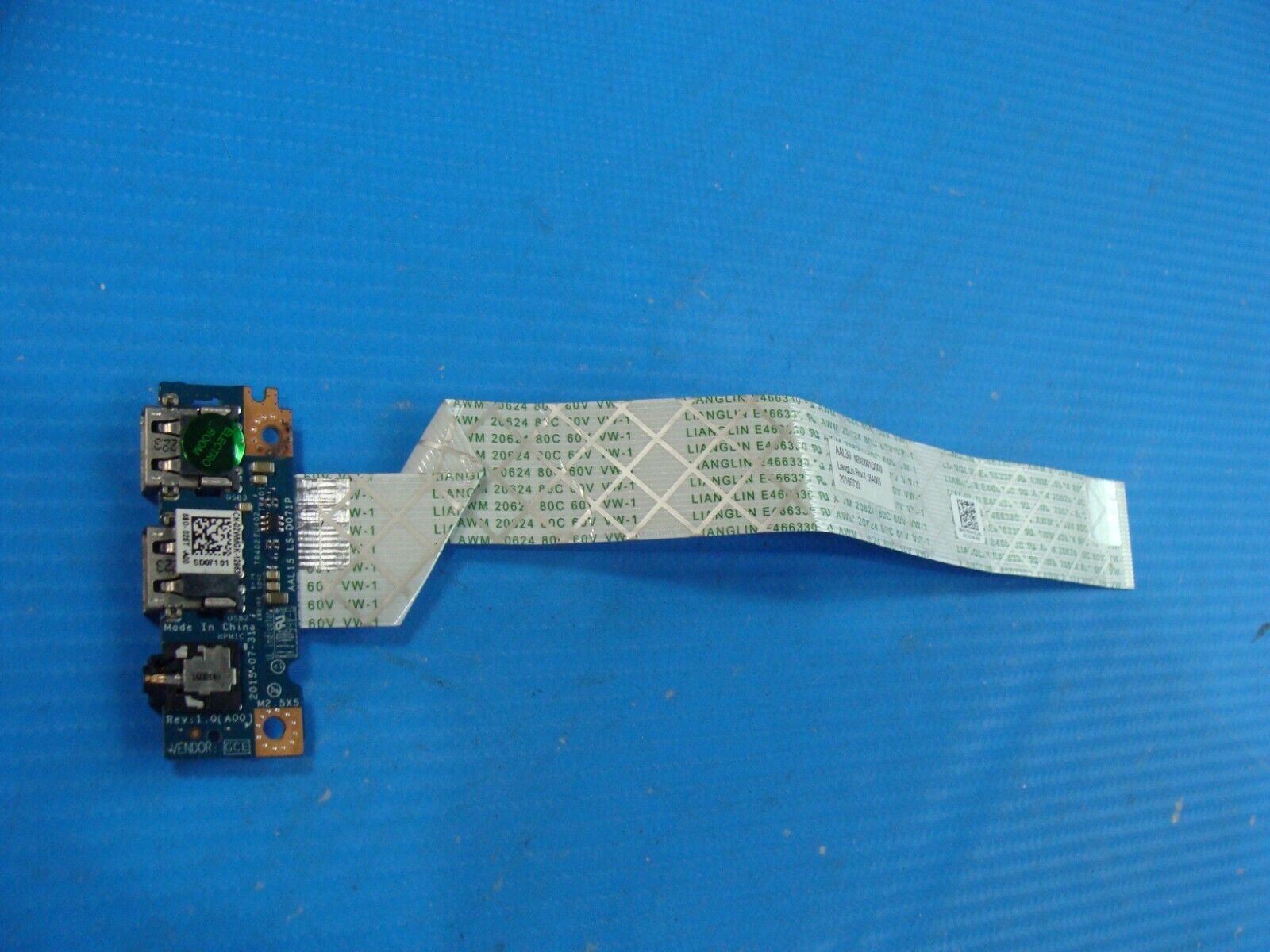 Dell Inspiron 17.3” 5759 OEM Laptop Audio Dual USB Board w/Cable LS-D071P 2WMGK