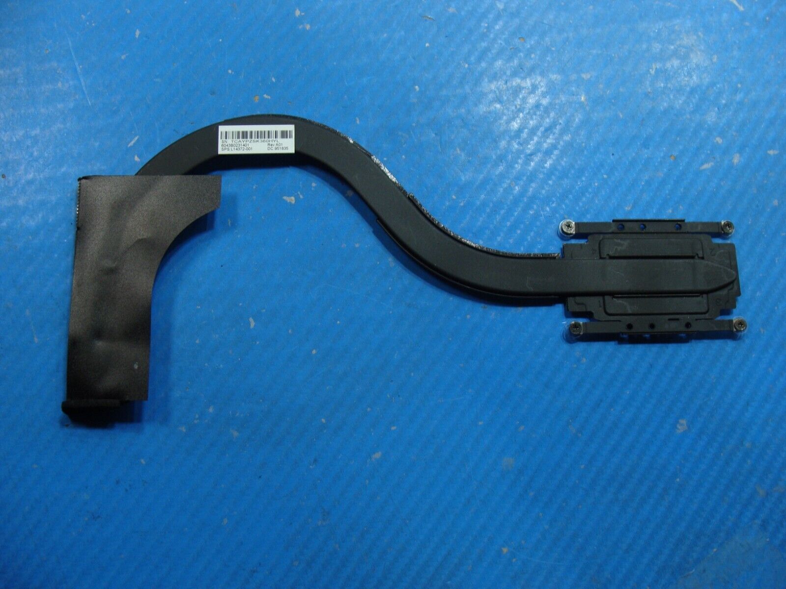 HP EliteBook 840 G5 14 Genuine CPU Cooling Heatsink L14372-001 6043B0231401