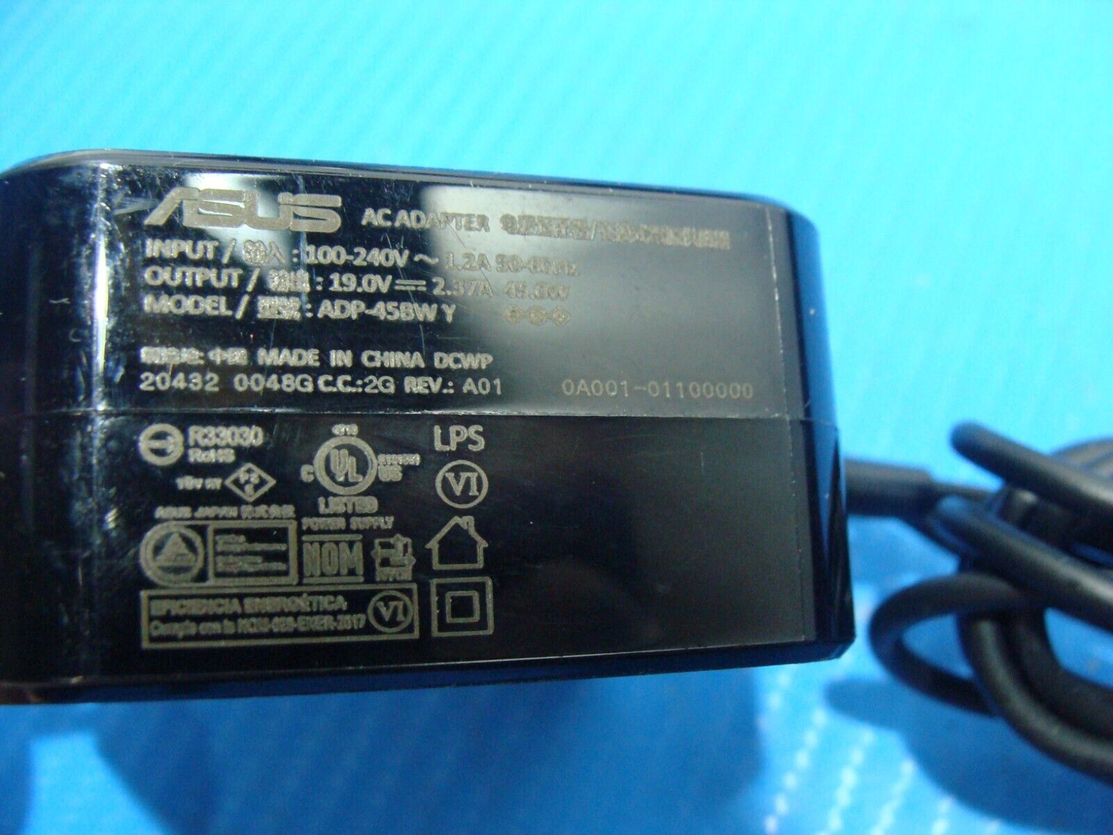 Genuine 45W 19V 2.37A Charger for Asus Vivobook Flip ZenBook Chromebook