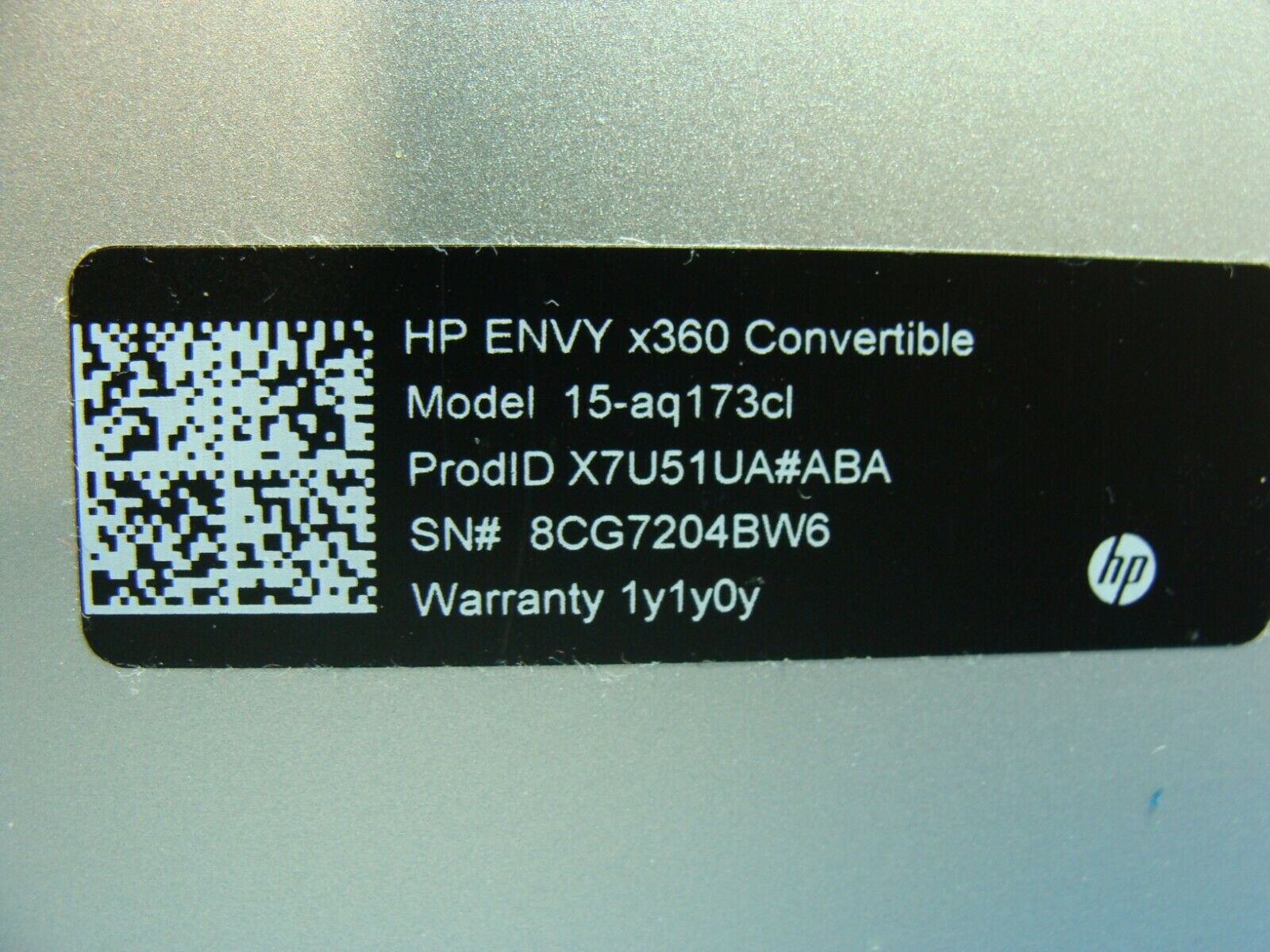 HP Envy x360 15-aq173cl 15.6