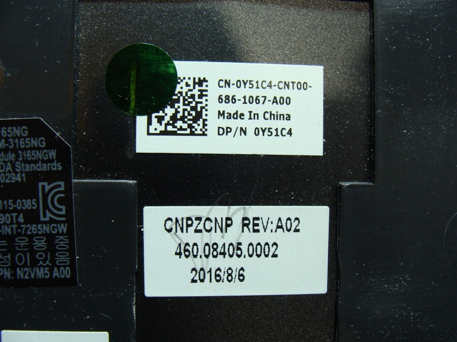 Dell Inspiron 15 7579 15.6 Genuine Bottom Case Base Cover 460.08405.0002 Y51C4