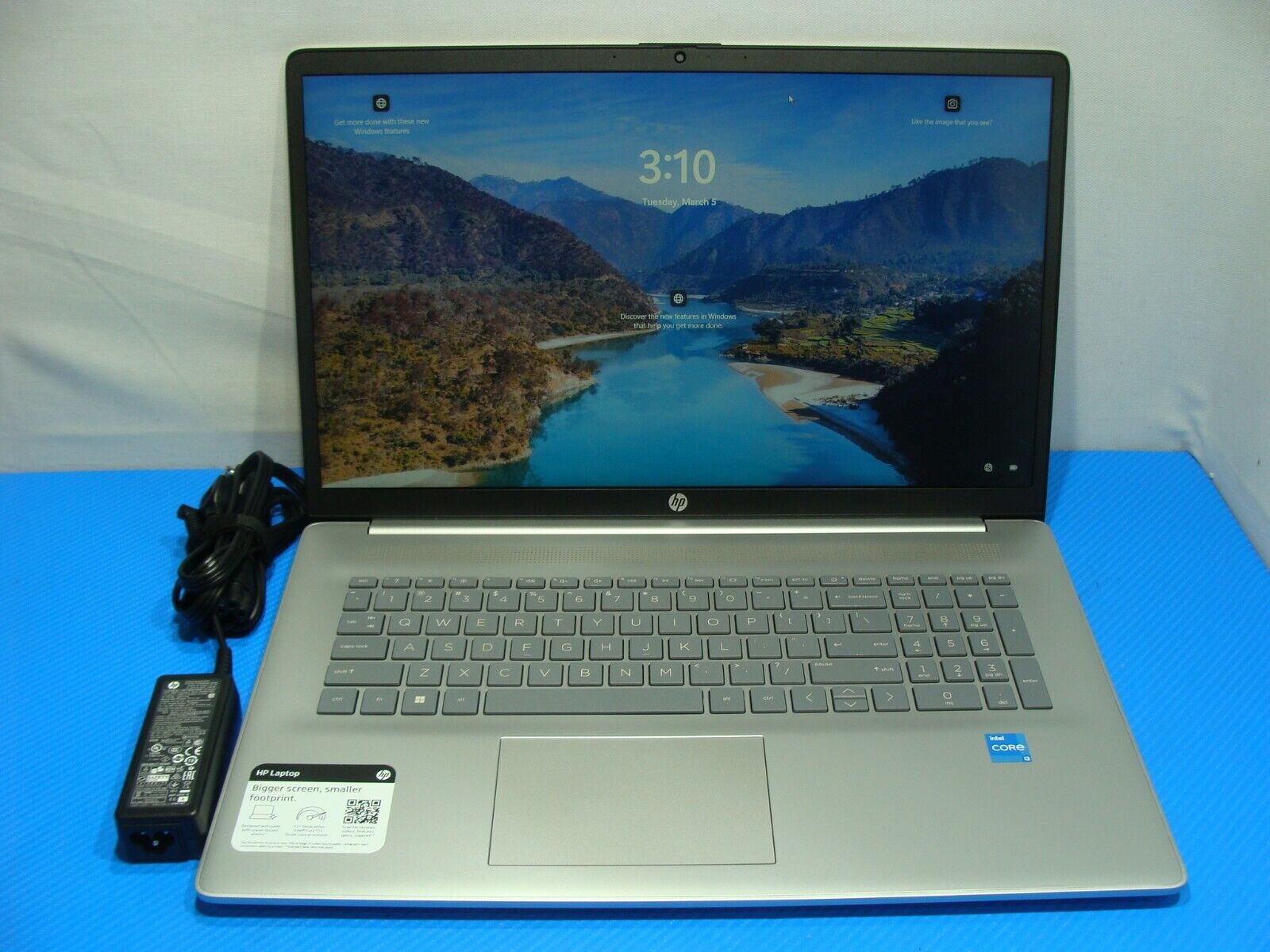 NEW! HP 17-cn0003dx Laptop 17.3 Intel i3-1125G4 2GHz 16GB 512GB SSD Warranty