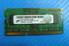 Dell L511z Laptop Micron 2GB Memory Ram pc3-10600s-9-11-b2 mt8jtf25664hz-1g4m1 - Tested Computer Laptop Parts