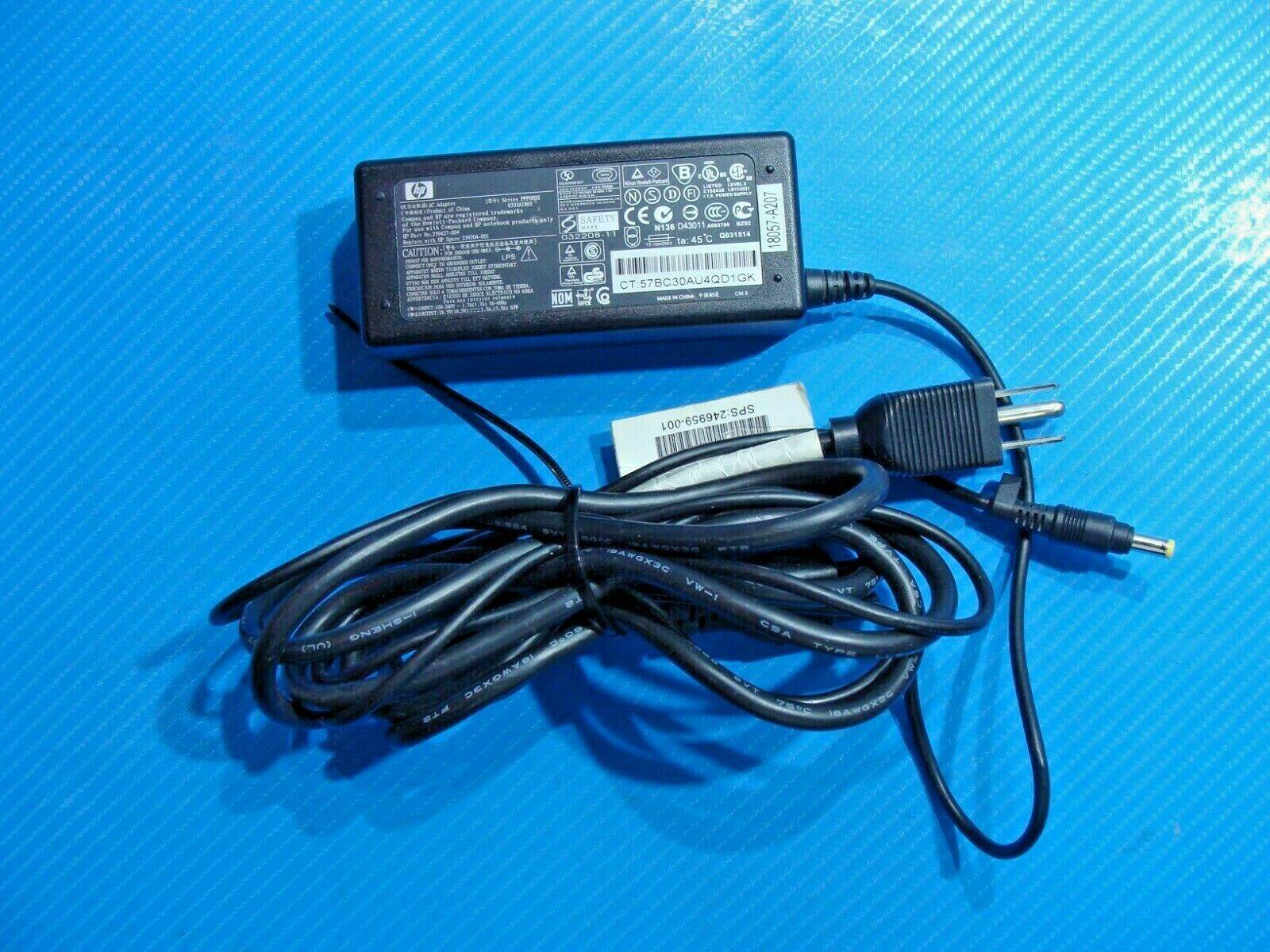Genuine HP AC Power Adapter Charger 65w P/N 239427-004 18.5V 3.5A - Tested Computer Laptop Parts