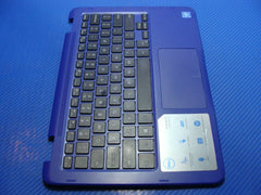 Dell Inspiron 11.6" 11-3168 Genuine Palmrest w/Touchpad Keyboard Blue NGRGR Dell