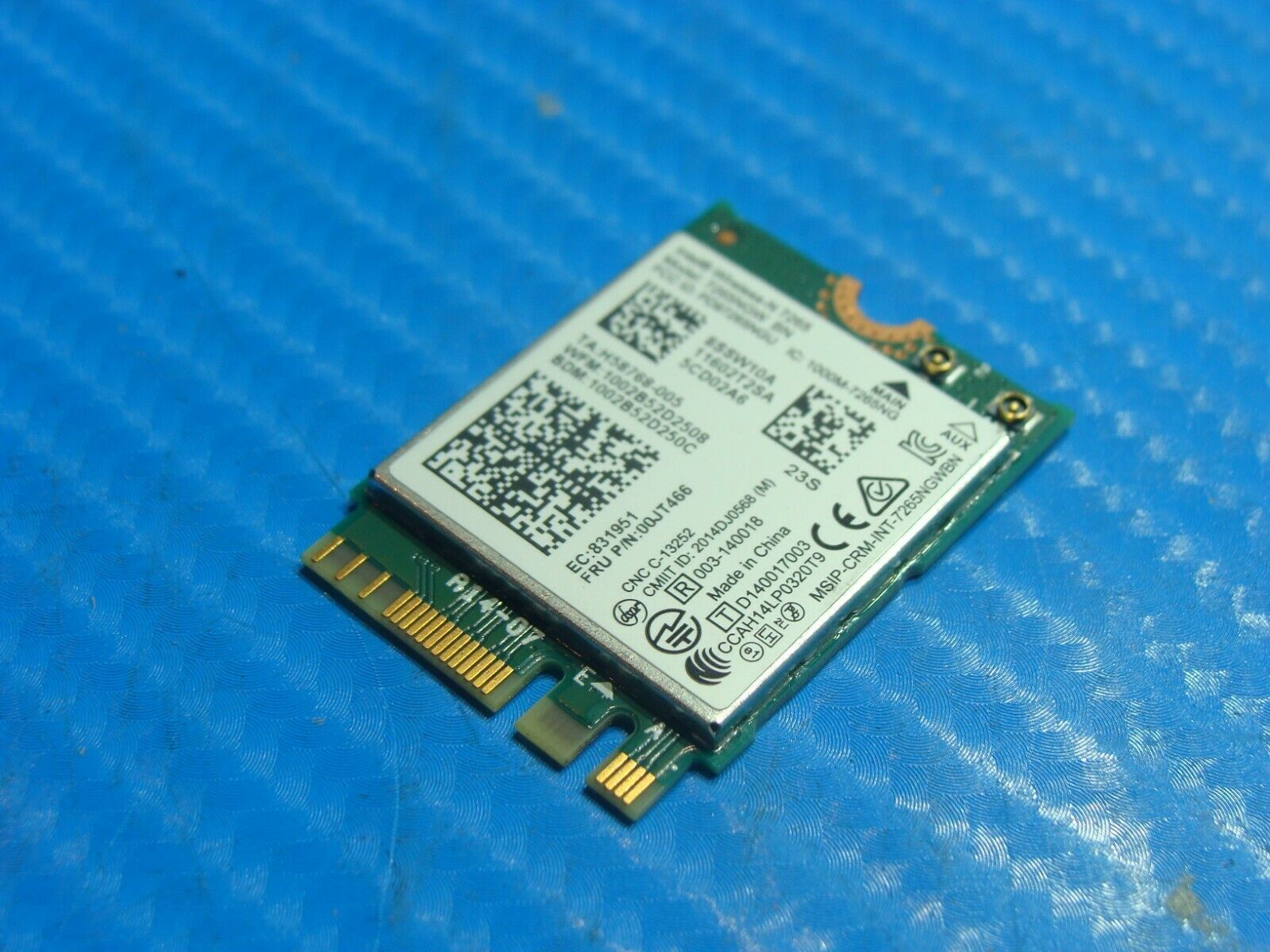 Lenovo ThinkPad T450 14" Genuine Laptop Wireless WiFi Card 7265NGW 00JT466 Lenovo