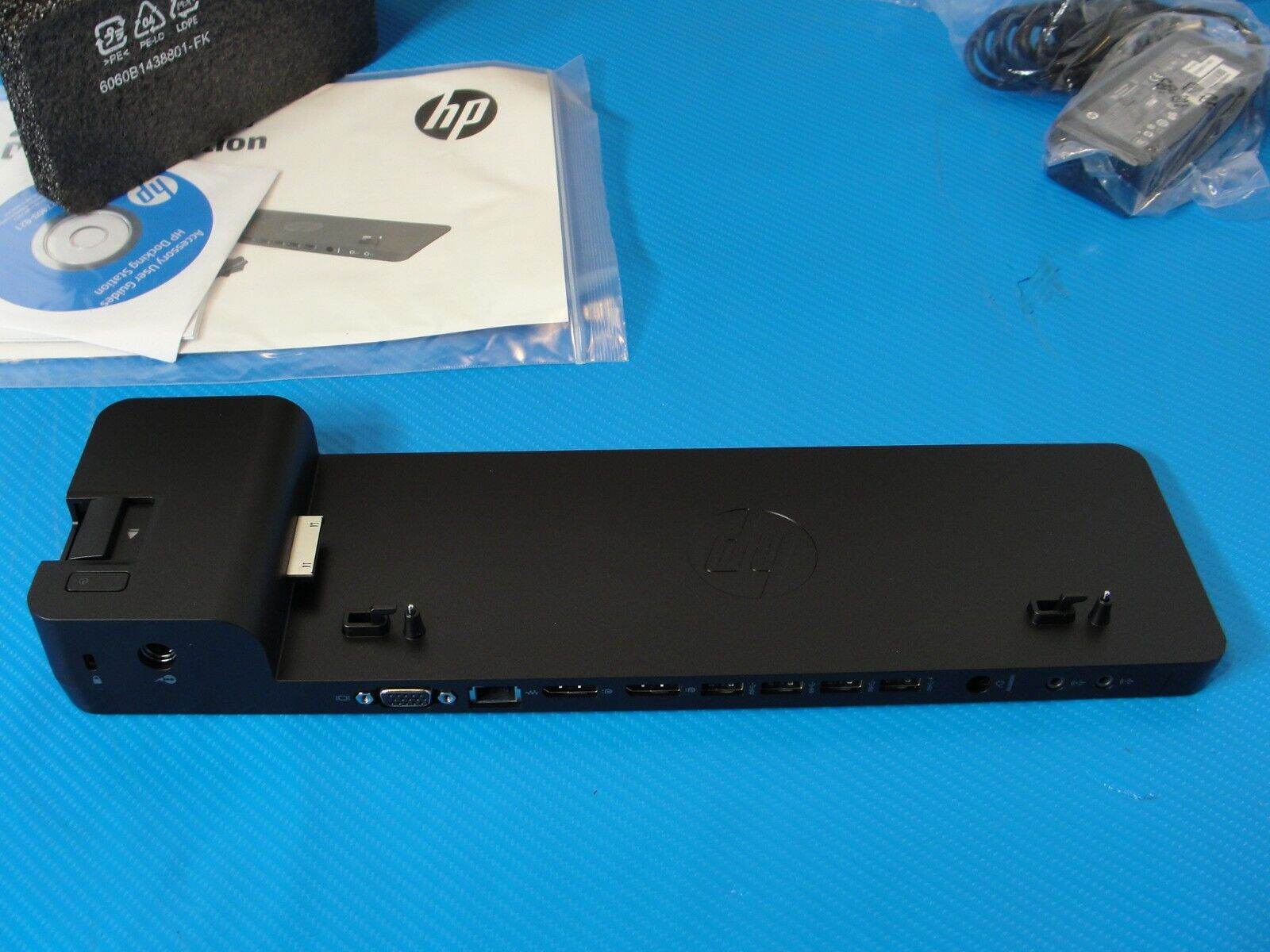 HP UltraSlim Docking Station for EliteBook 840 G1 G2 G3 G4 G5 Laptop w/ Adapter - Tested Computer Laptop Parts