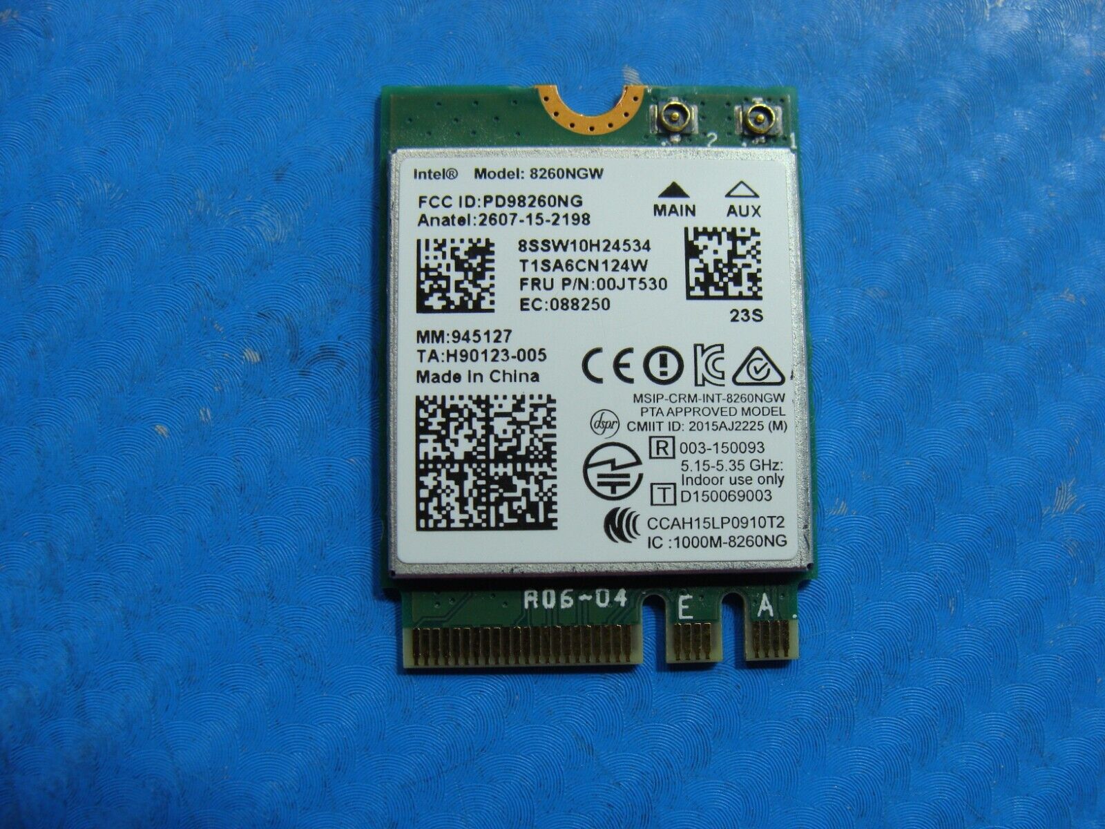 Lenovo Thinkpad P50 15.6 Genuine WIFI Wireless Card 8260NGW 00JT530