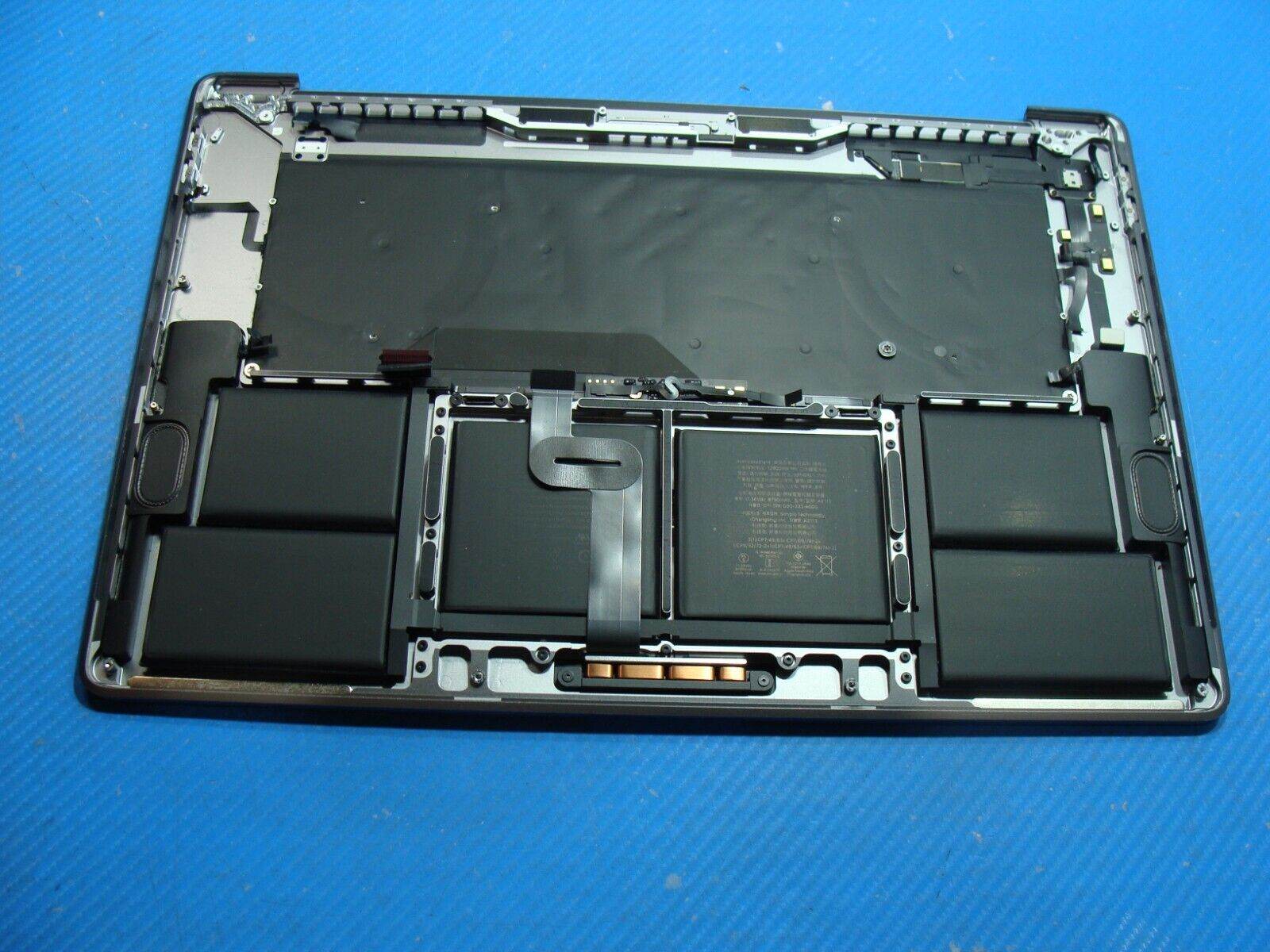 MacBook Pro 16 A2141 Late 2019 MVVJ2LL MVVK2LL Top Case w/Battery Gray 661-13161 - Tested Computer Laptop Parts