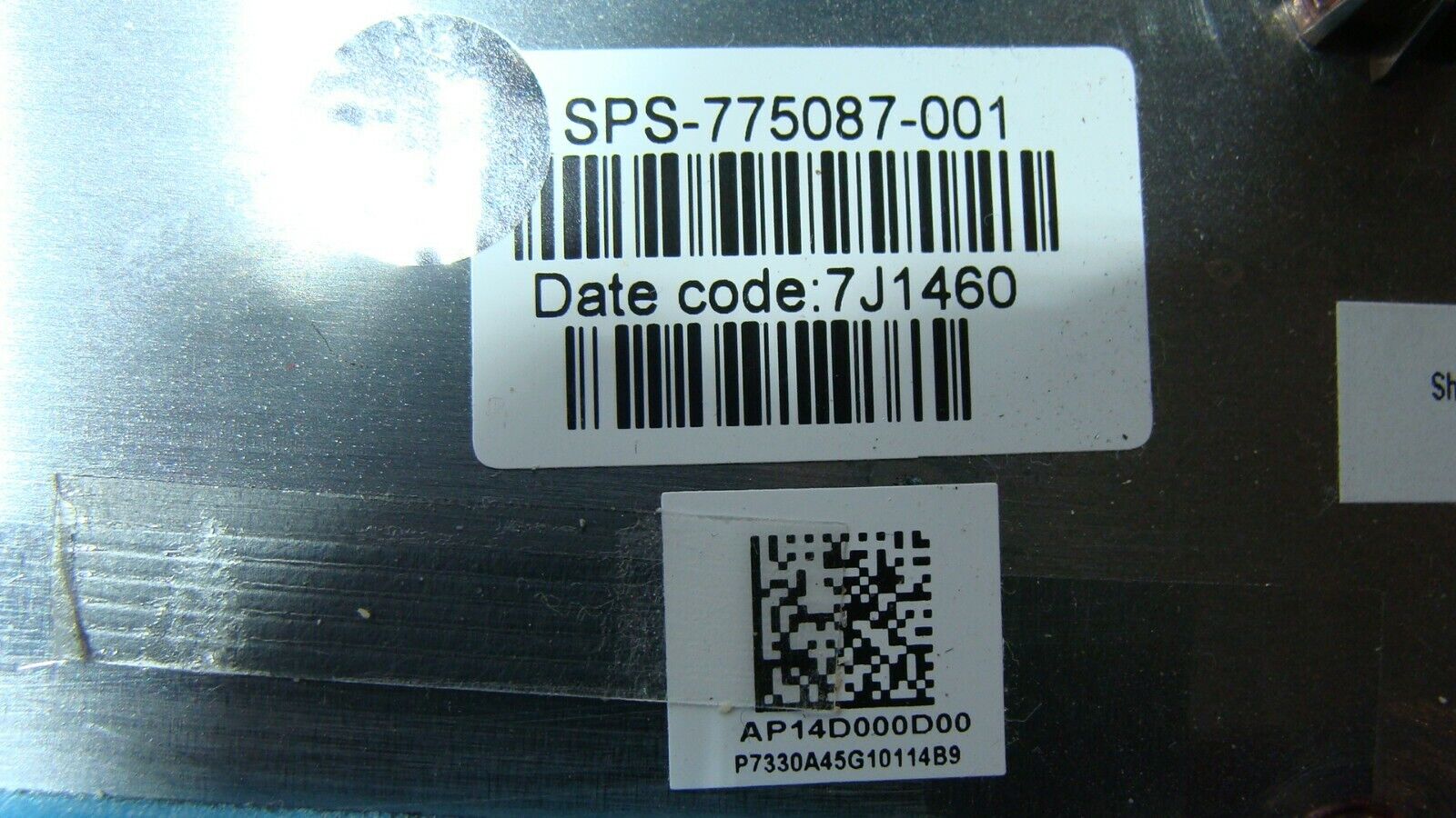 HP 15.6 15-g057cl OEM Bottom Case w/Speakers AP14D000D00 775087-001