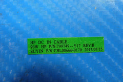 HP Envy 17m-ae111dx 17.3" Genuine Laptop DC in Power Jack Cable 799749-y17 