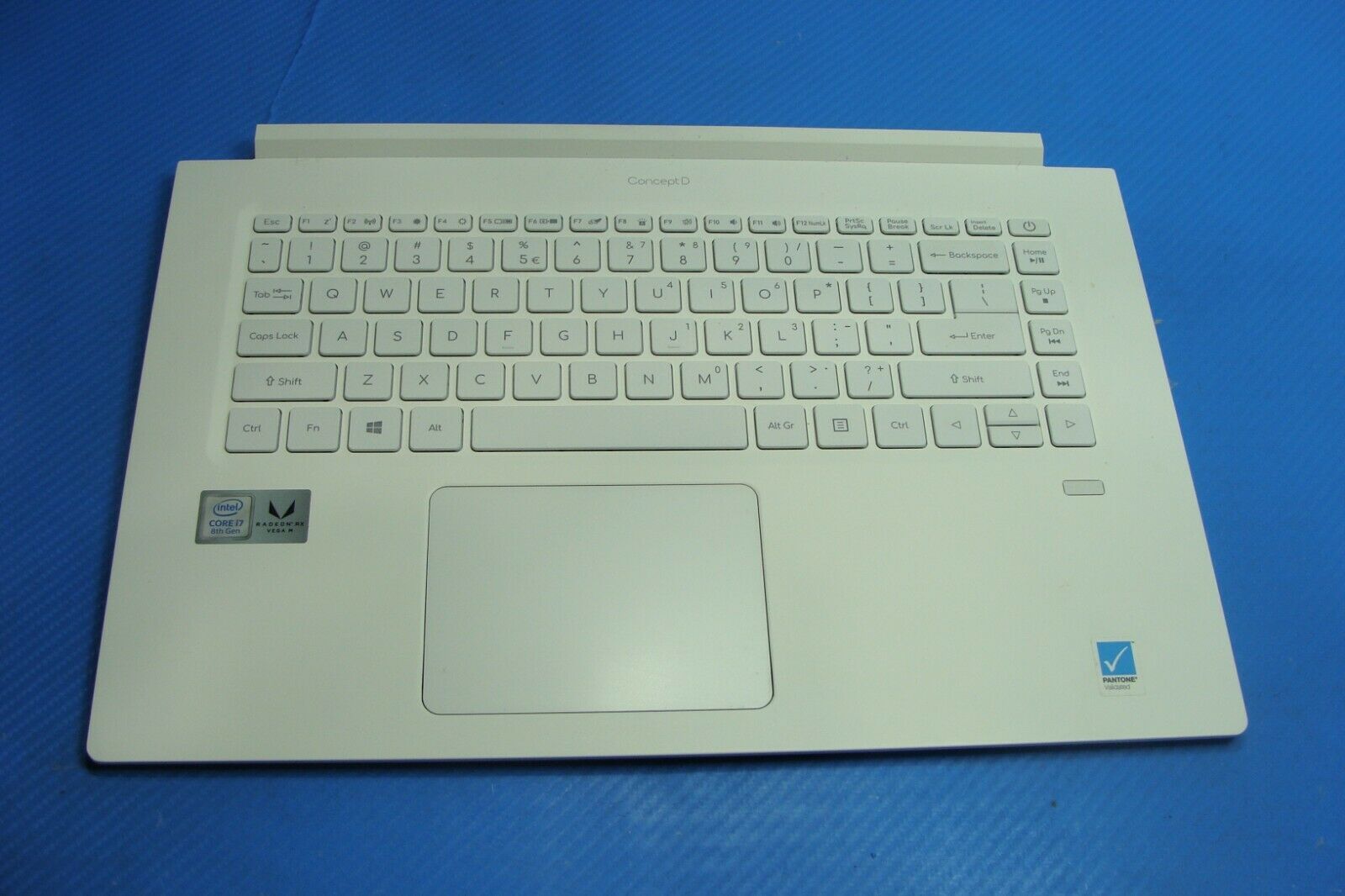 Acer ConceptD 5 CN515-51-72FX 15.6 Palmrest w/Touchpad Keyboard 13n1-72a0d01 GrA 