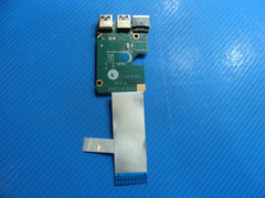 HP Pavilion 15-an051dx 15.6" Ethernet USB Card Reader Board w/Cable DAX11ATB6D0