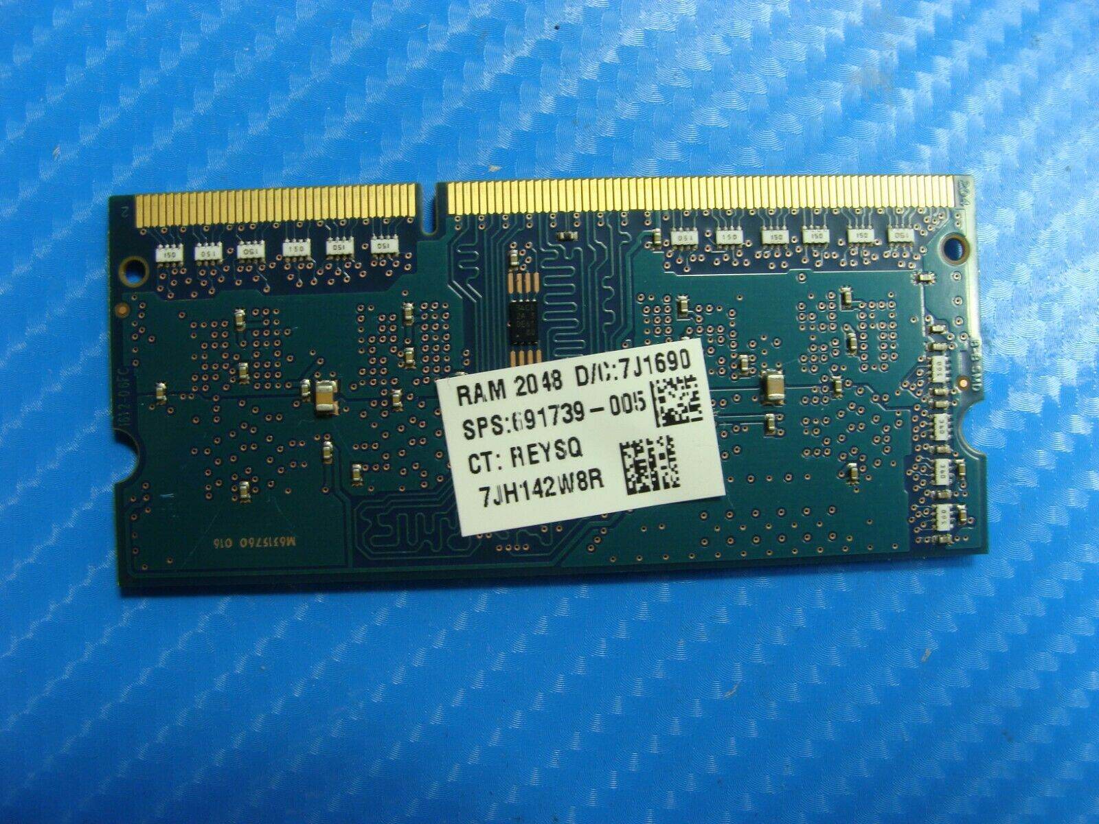 HP 15-ay065nr SK hynix 2GB 1Rx16 SO-DIMM Memory RAM PC3L-12800S HMT425S6CFR6A-PB - Tested Computer Laptop Parts