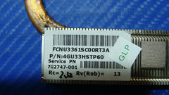 HP Pavilion 15-b142dx 15.6" OEM CPU Cooling Heatsink 702747-001 4GU33HSTP60 ER* - Laptop Parts - Buy Authentic Computer Parts - Top Seller Ebay