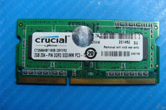 Lenovo Y50-70 Crucial 2GB DDR3 Memory RAM SO-DIMM ct25664bf160b.c8fer2 - Tested Computer Laptop Parts