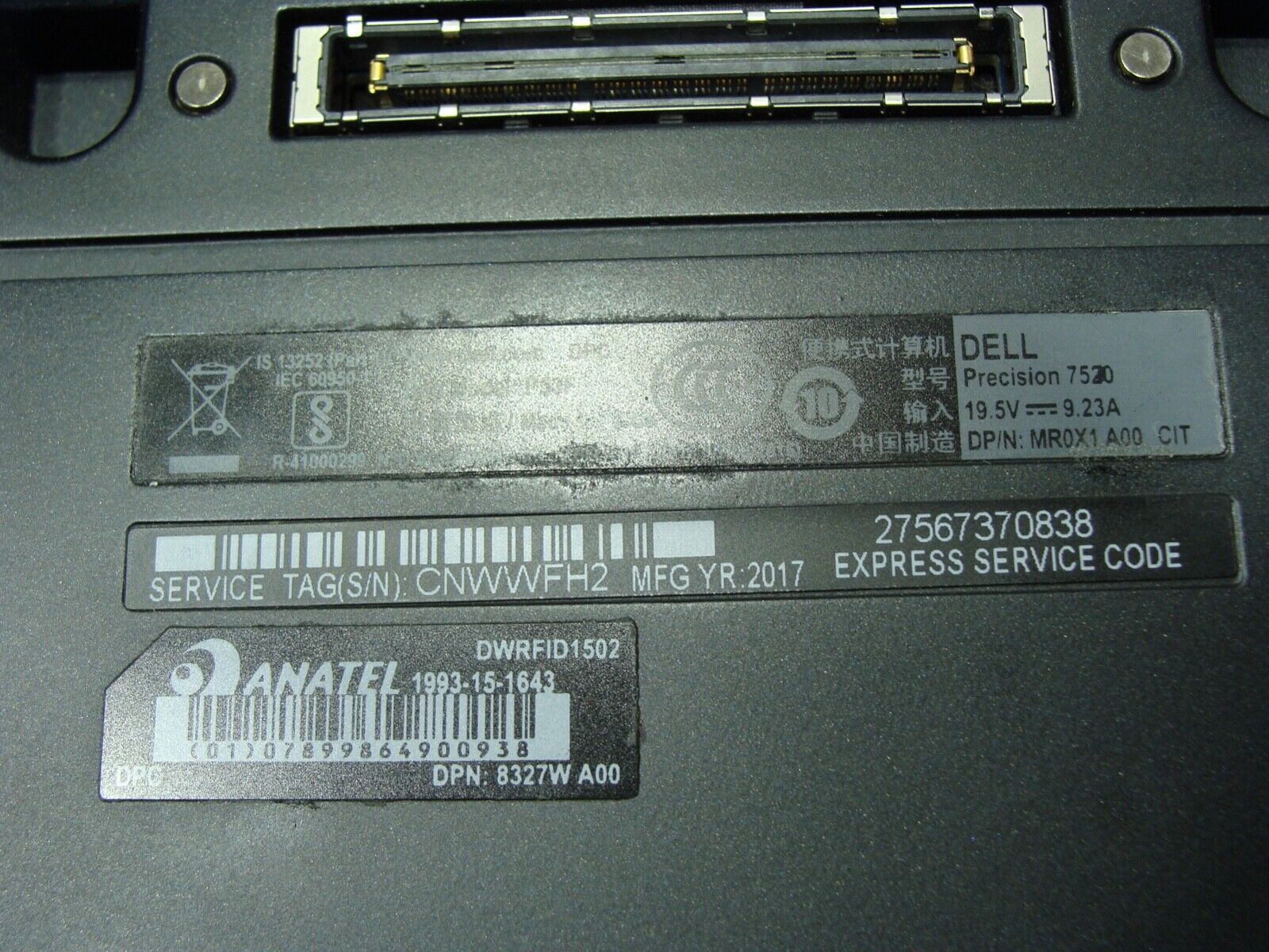 Dell Precision 7520 Workstation 15.6