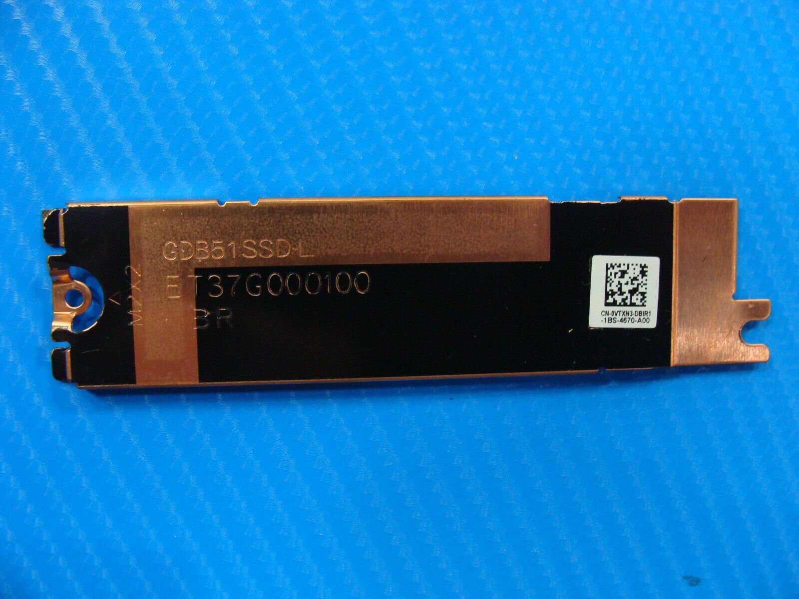 Dell Precision 5560 15.6 M.2 SSD Thermal Bracket w/Screw VTXN3 ET37G000100