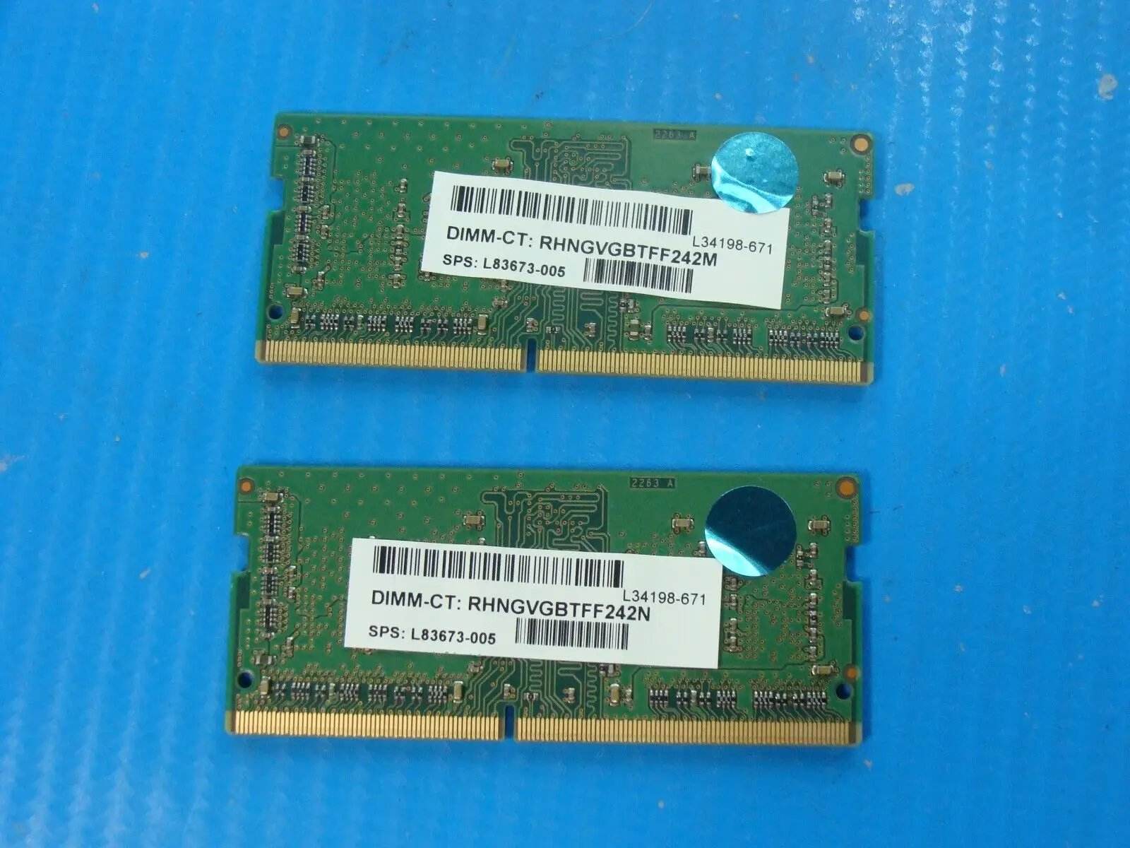 HP 15m-eu0013dx Micron 8GB (2x4GB) Memory RAM SO-DIMM MTA4ATF51264HZ-3G2J1 - Tested Computer Laptop Parts