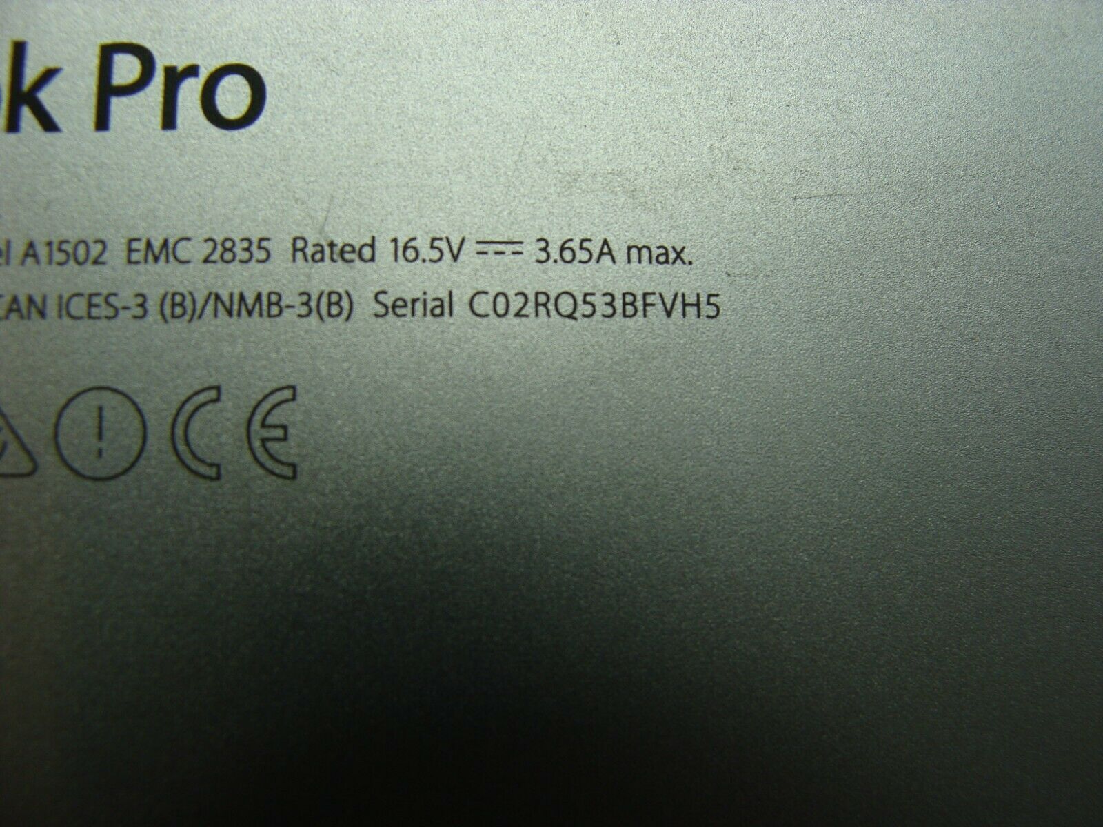 MacBook Pro A1502 13