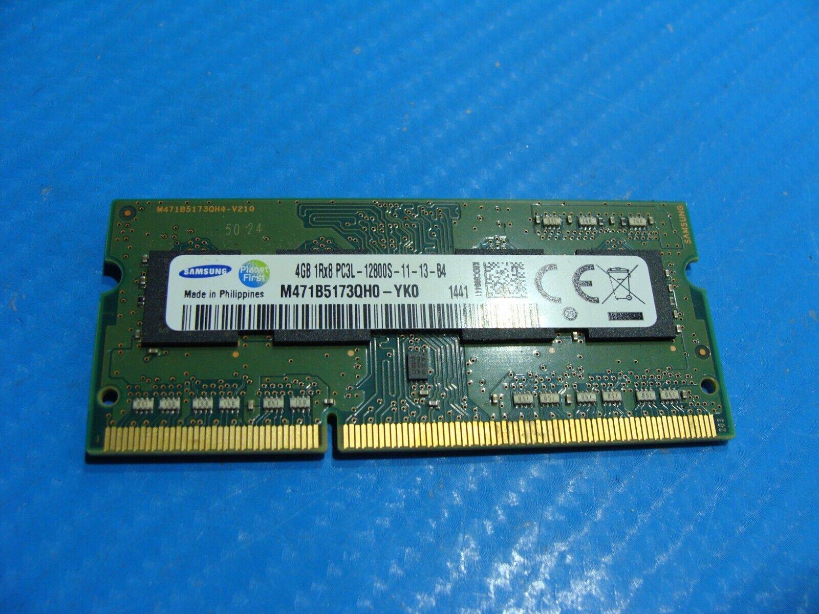 HP 17-f114dx Samsung 4GB PC3L-12800S Memory RAM SO-DIMM M471B5173QH0-YK0 - Tested Computer Laptop Parts