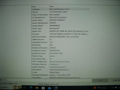 OB A+ WRTY 3/27 Lenovo ThinkPad T14 Gen 2i 14" Core i5-1135G7 256GB, 8GB 2.4GHz