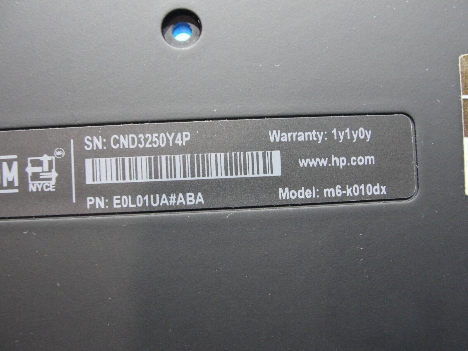 HP Envy m6-k010dx 15.6