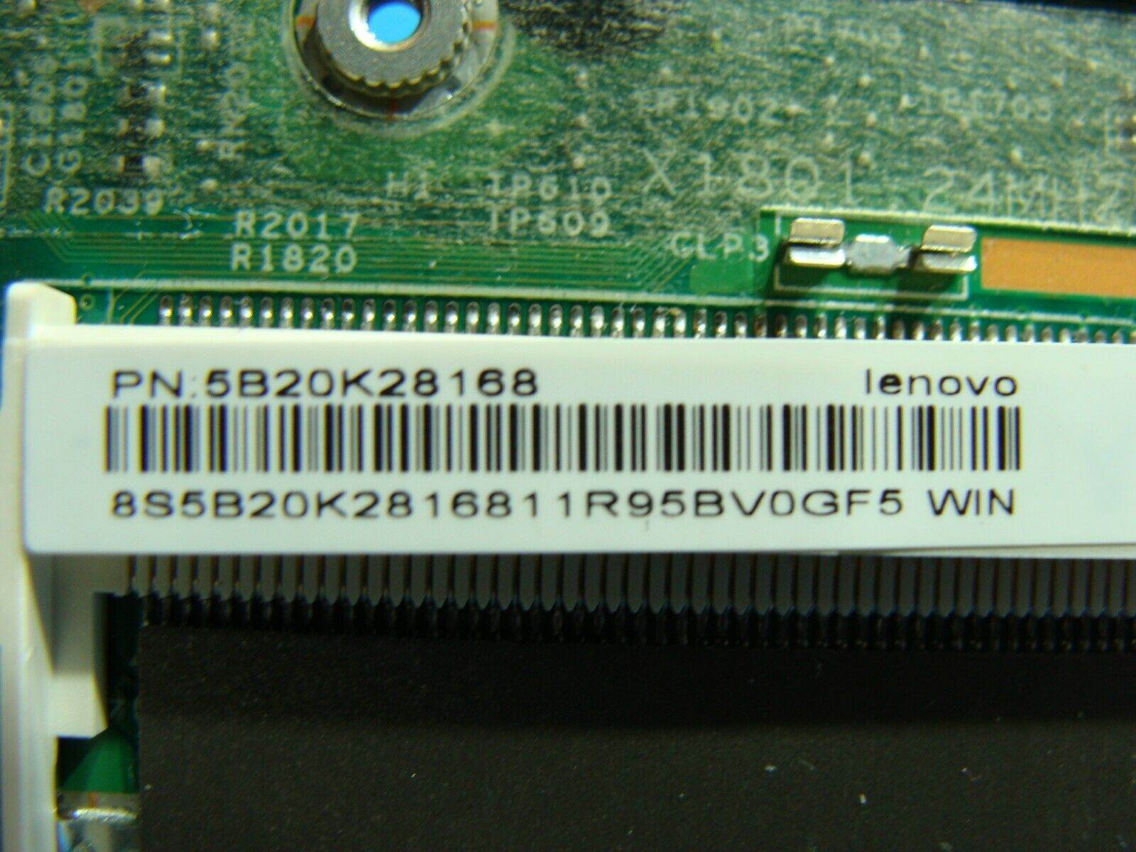 LenovoEdge 2-1580 80QF 15.6 i7-6500U 2.5GHz GTX940M Motherboard 5B20K28168 AS-IS - Tested Computer Laptop Parts