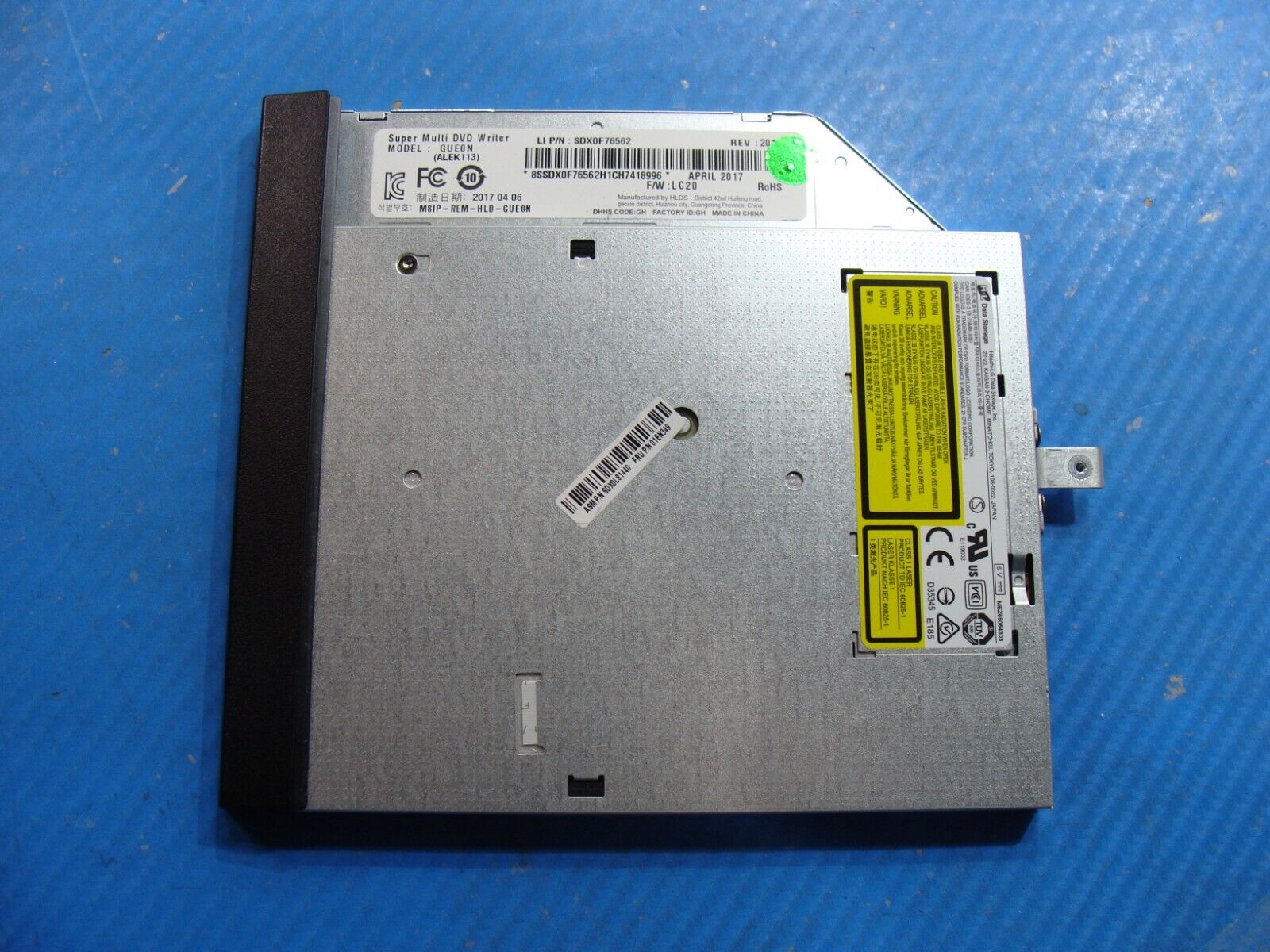 Lenovo ThinkPad E570 15.6 Genuine Super Multi DVD Burner Drive GUE0N SDX0F76562