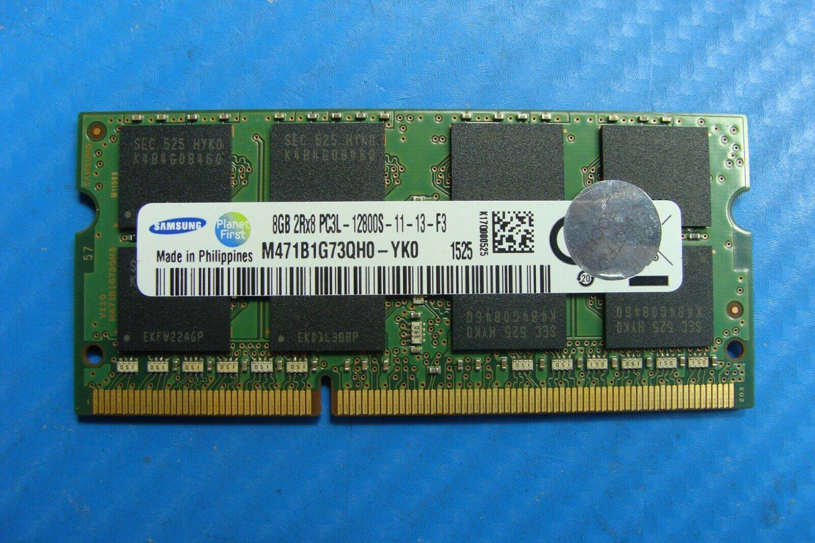 Dell E7450 Samsung 8Gb 2rx8 pc3l-12800s Memory Ram So-Dimm m471b1g73qh0-yk0 - Tested Computer Laptop Parts