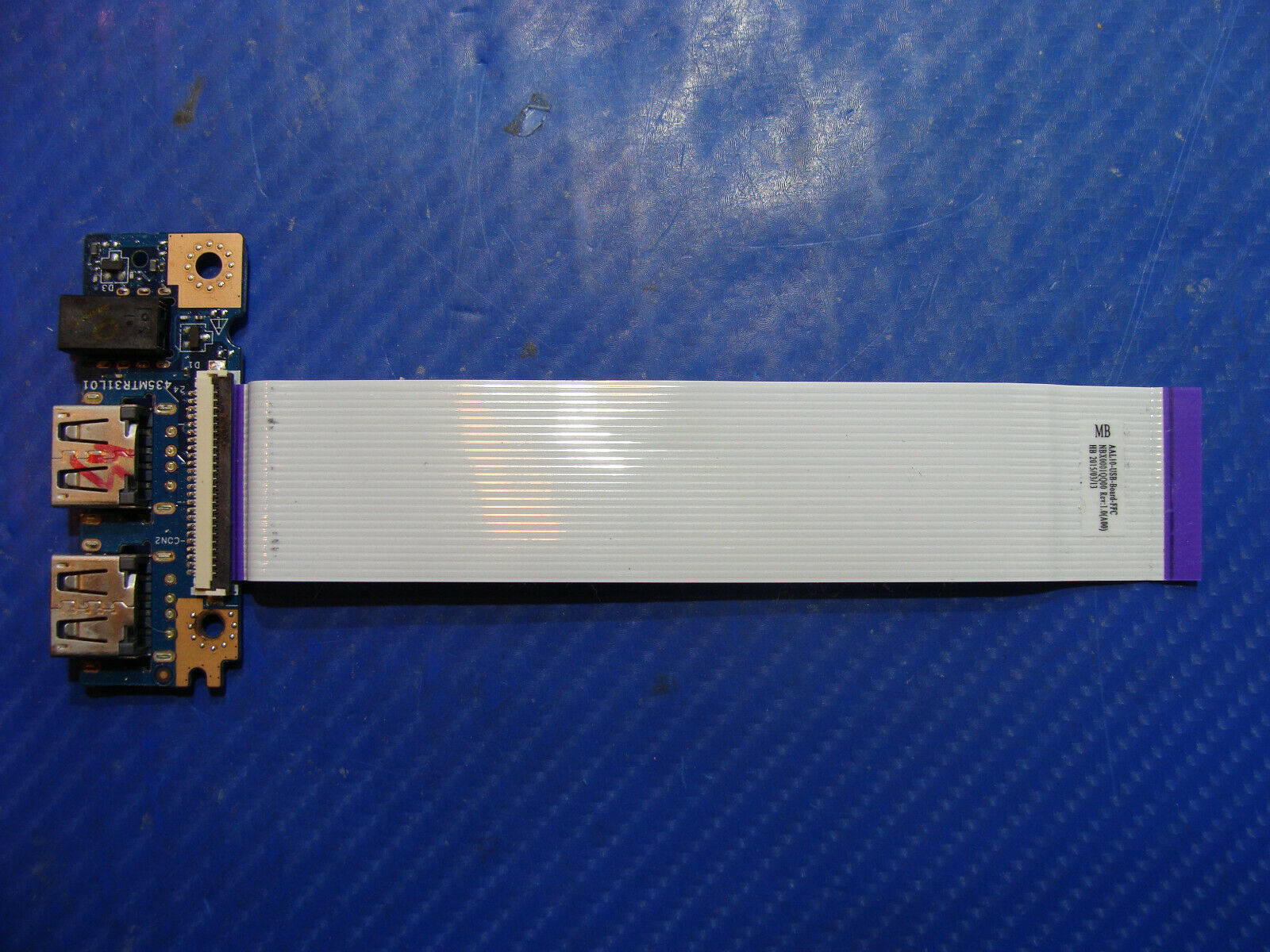 Dell Inspiron 5458 14" Genuine Laptop USB Audio Board w/Cable LS-B843P 10RB1 Dell