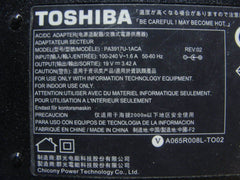 Genuine Toshiba AC Adapter Power Charger 19V 3.42A 65W PA3917U-1ACA G71C000DP410 - Tested Computer Laptop Parts