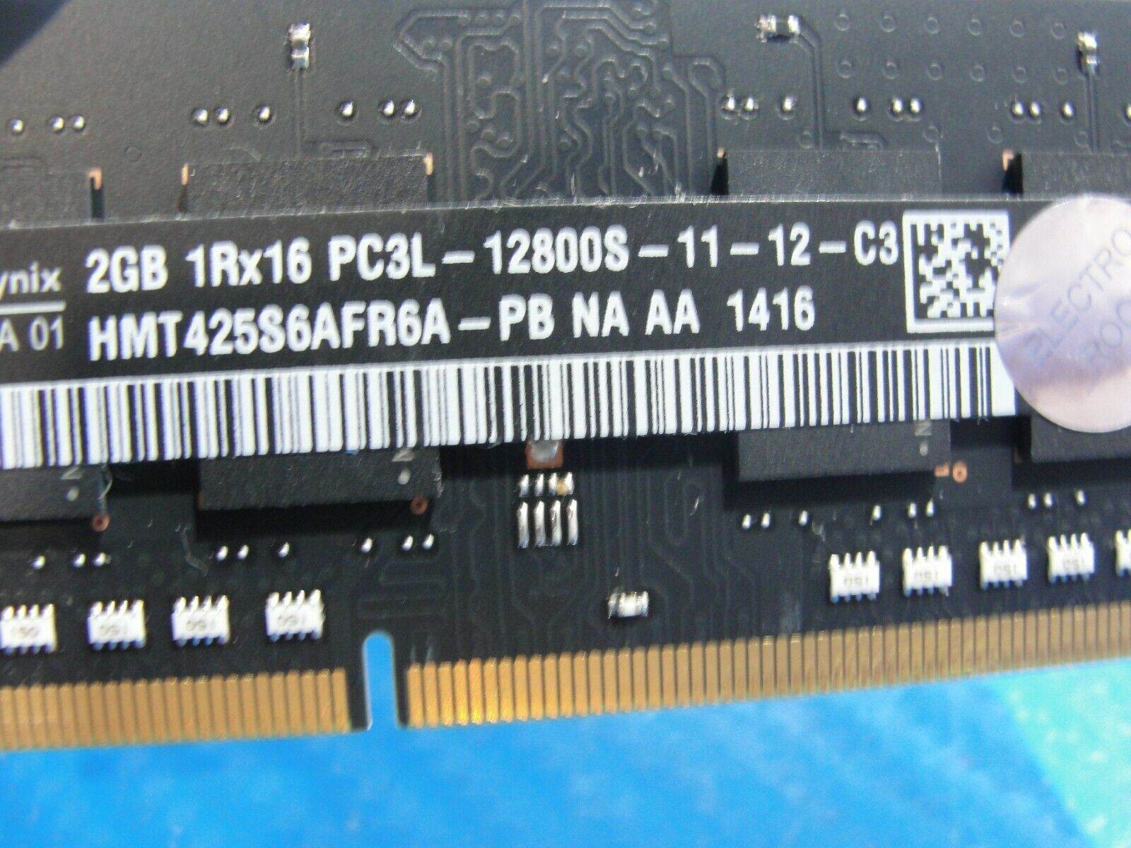 MacBook Pro A1278 SK hynix 2GB Memory RAM SO-DIMM PC3L-12800S HMT425S6AFR6A-PB - Tested Computer Laptop Parts