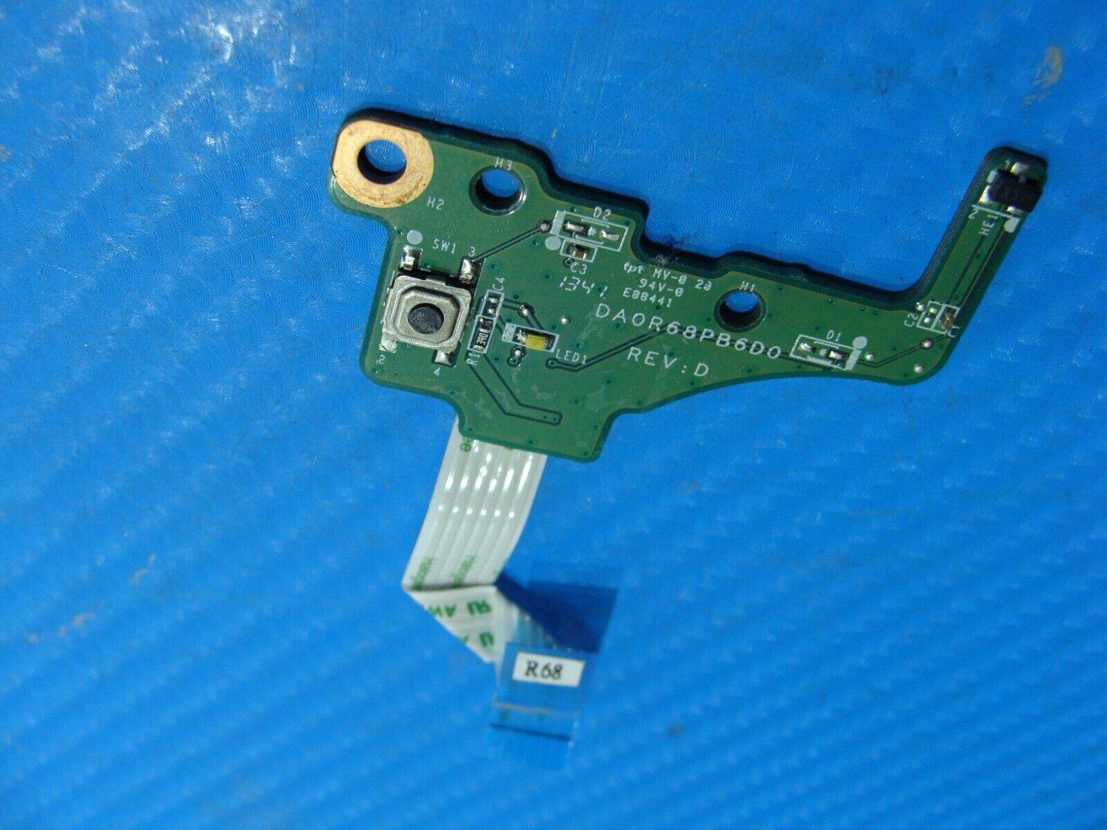 HP Pavilion 17.3” 17-e019dx Power Button Board w/Cable 32R68PB0000 DA0R68PB6D0 - Tested Computer Laptop Parts